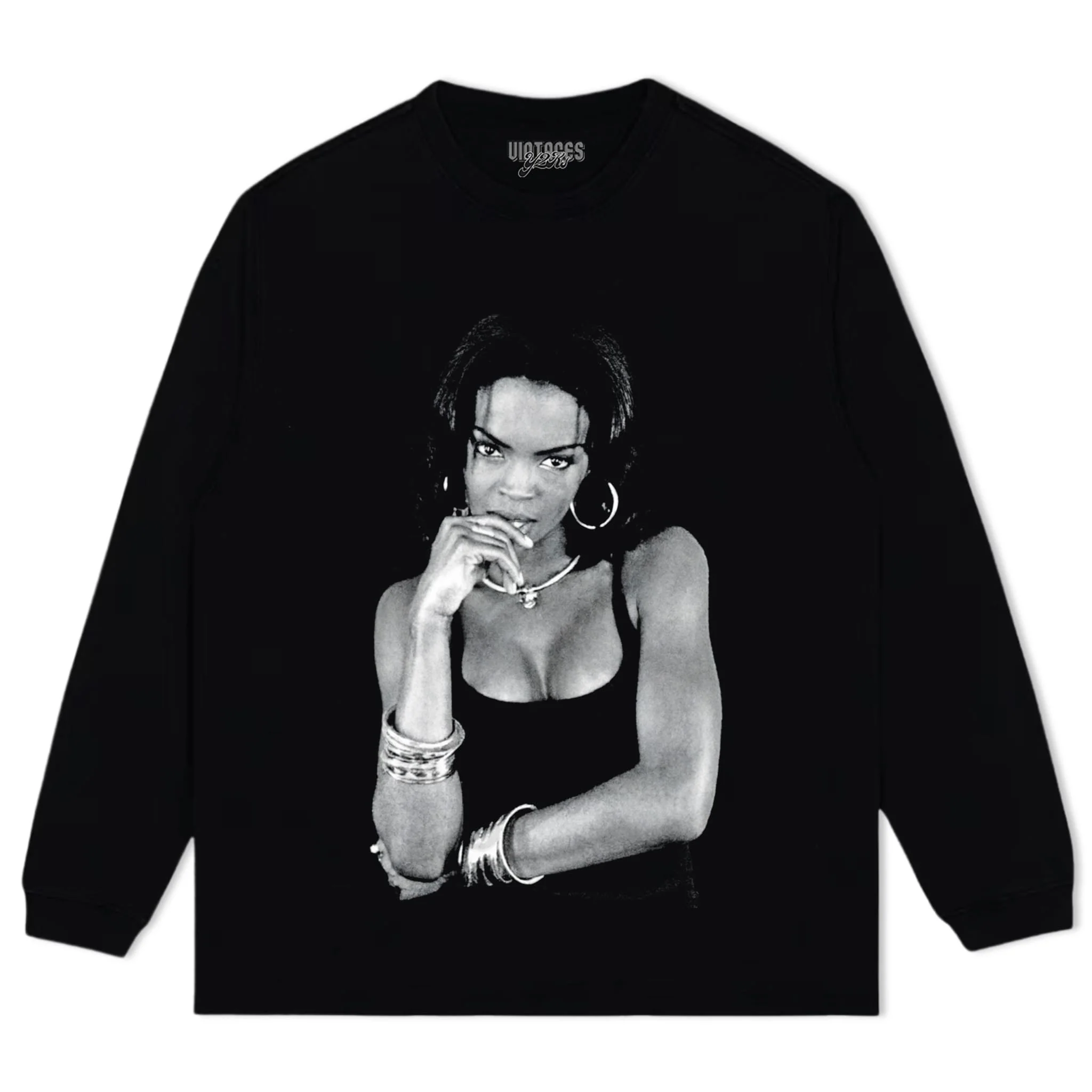 LAURYN HILL 80S 90S VINTAGE LOOK TANK TOP & TEE & LONG SLEEVE & LAYERED LS & HOODIE - Image 5