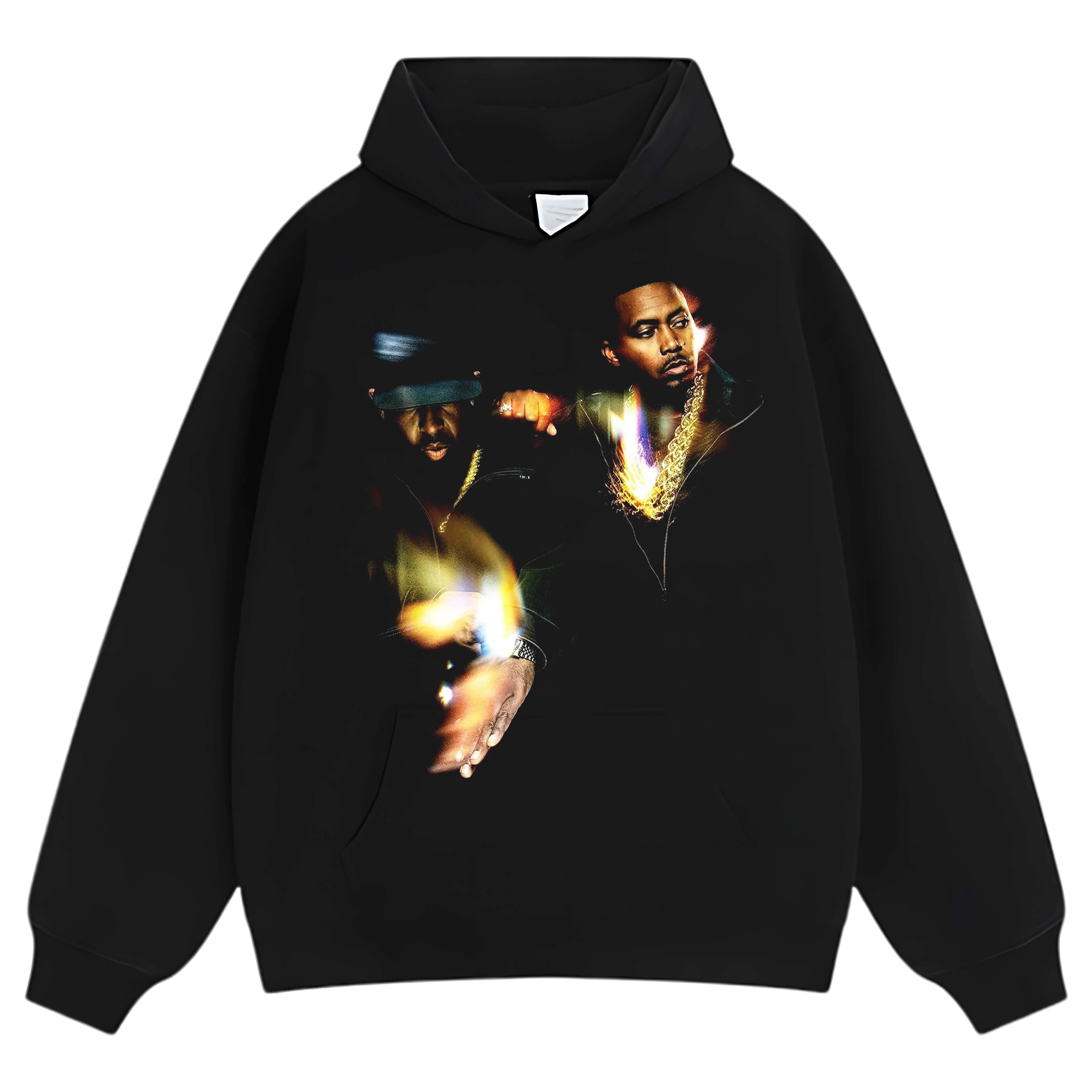 LIGHT-YEARS & NAS AND DJ PREMIER V2 TEE & LS & HOODIE - Image 5