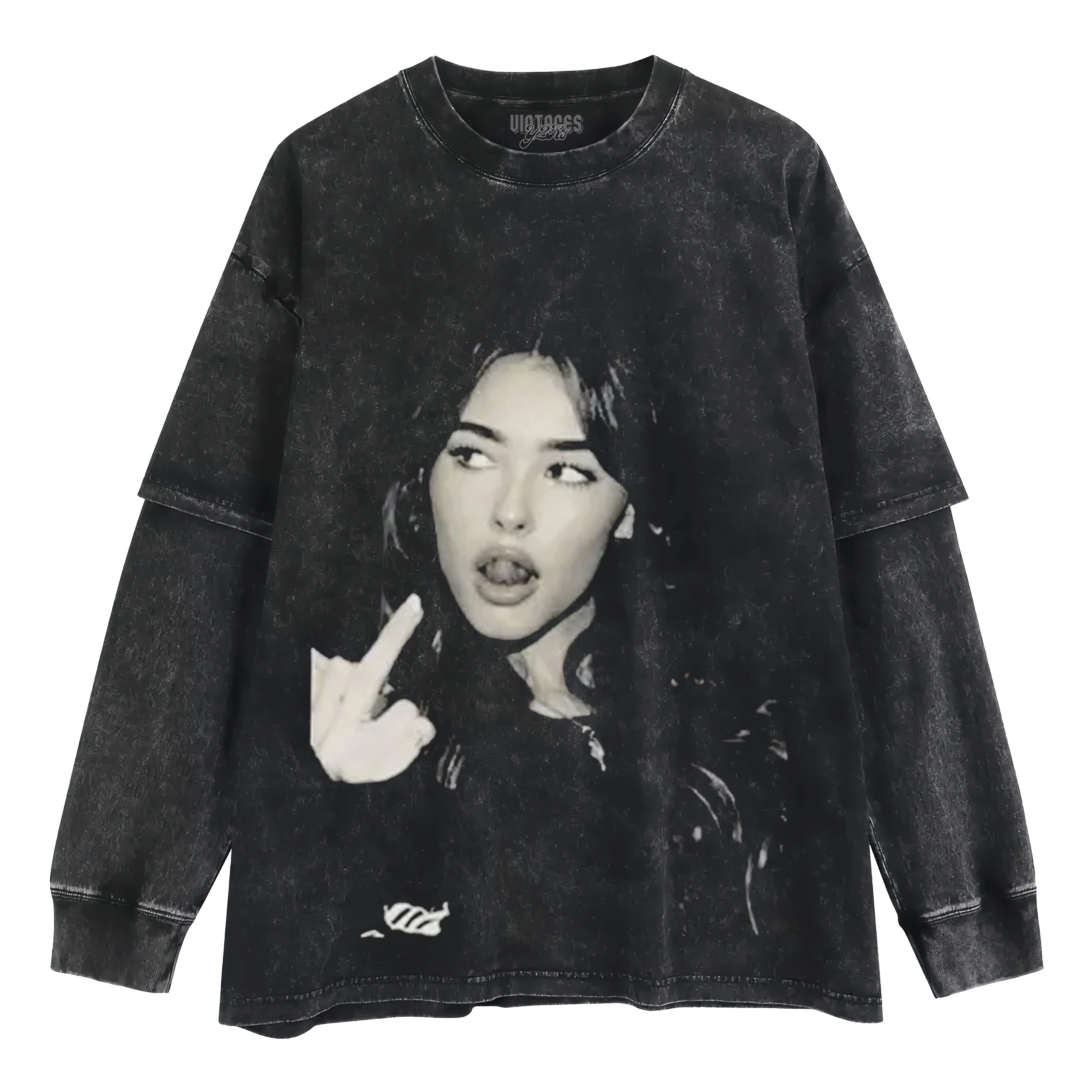MADISON BEER MIDDLE FINGER TANK TOP & TEE & LONG SLEEVE & LAYERED LS & HOODIE - Image 4