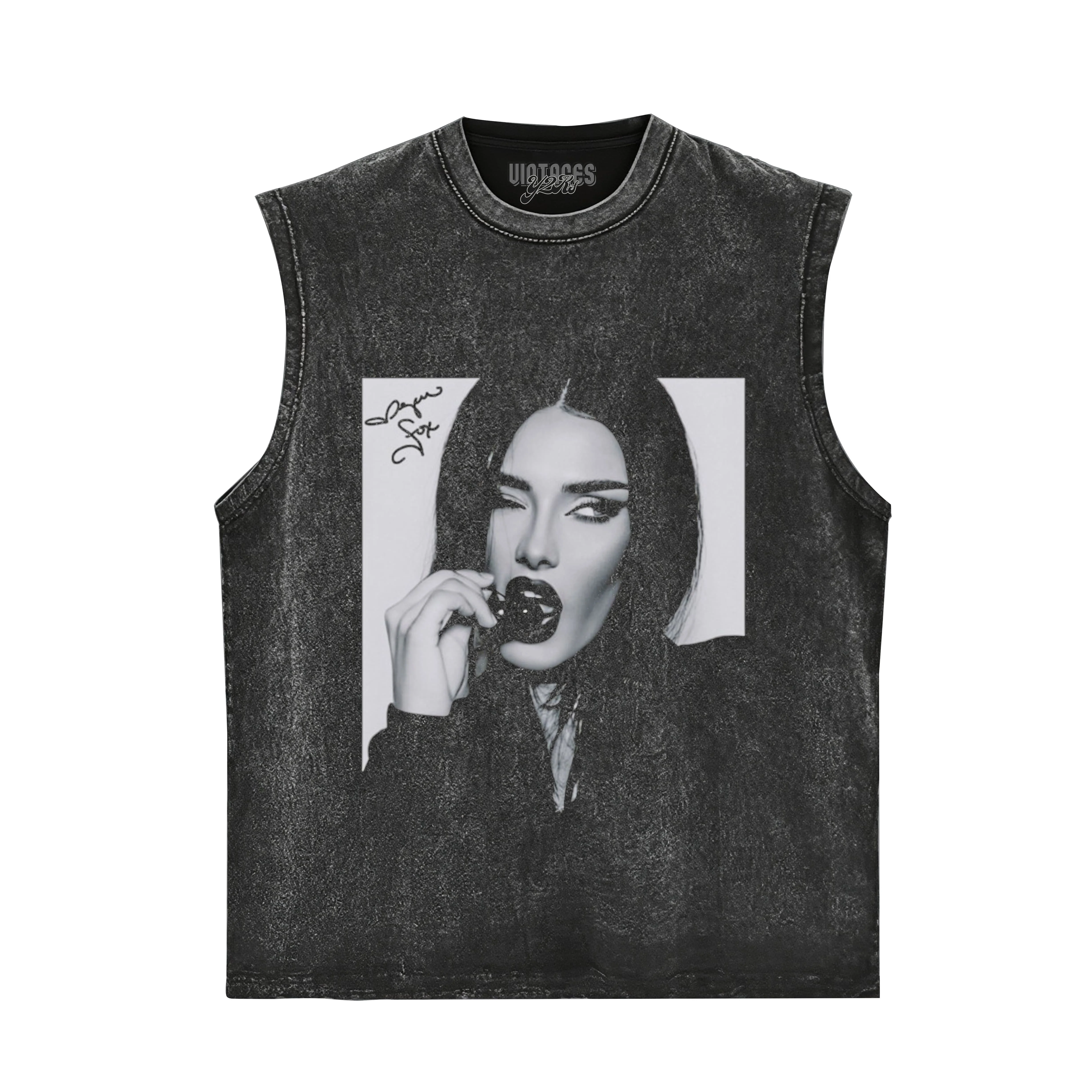 MEGAN FOX CHERRY TANK TOP & TEE & LONG SLEEVE & LAYERED LS & HOODIE - Image 3