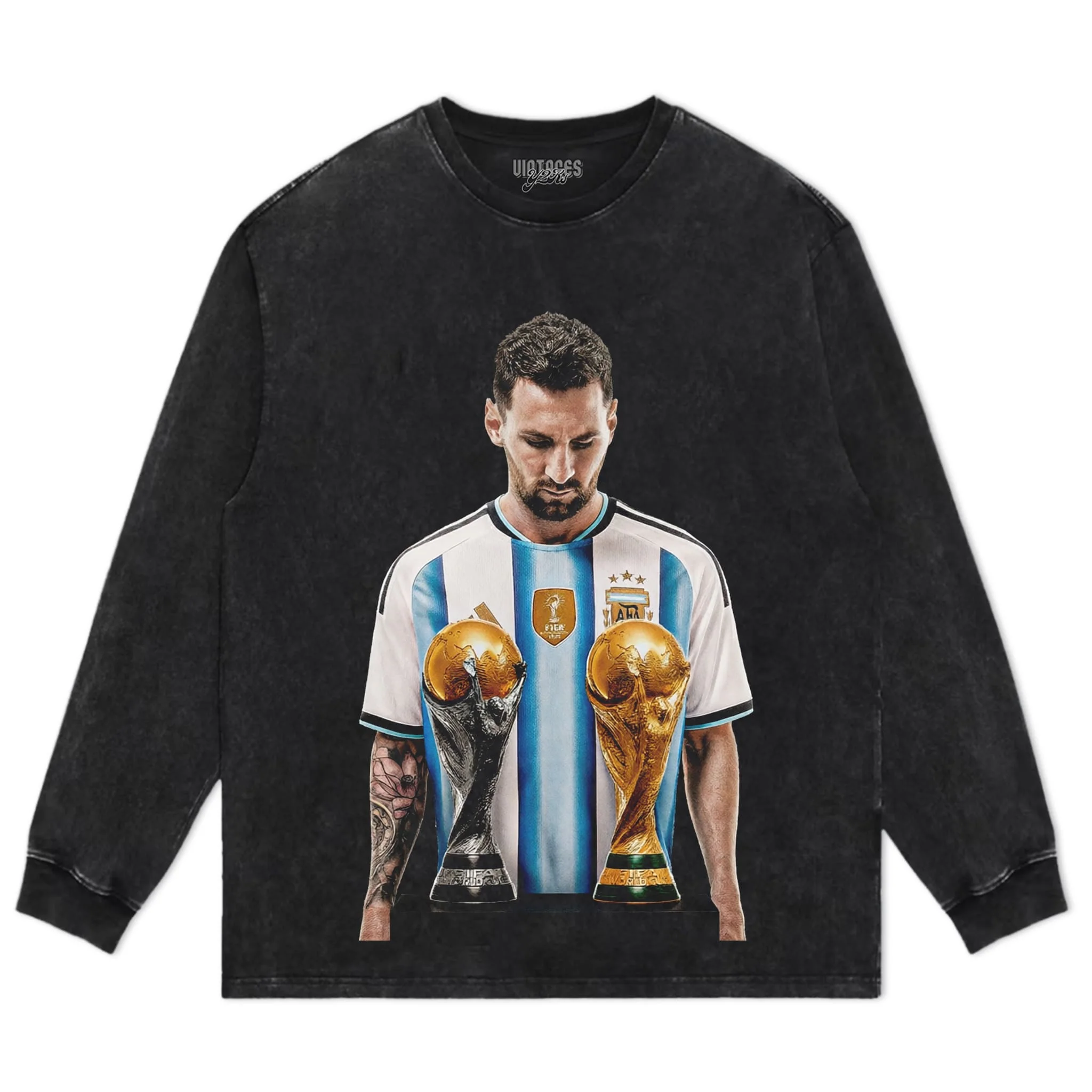 MESSI - FIFA WORLD CUP TROPHY TANK TOP & TEE & LONG SLEEVE & LAYERED LS & HOODIE - Image 8