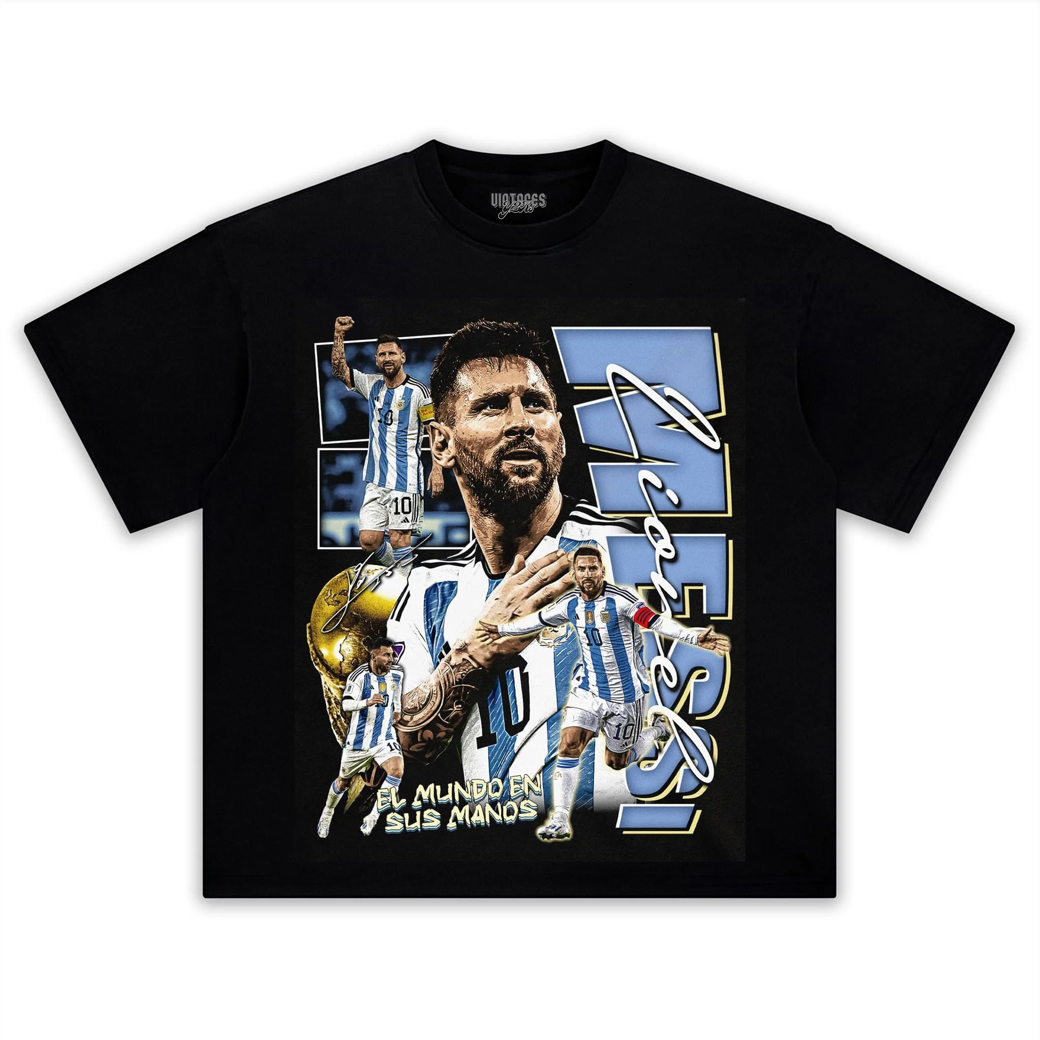 MESSI - GOAT V2 TANK TOP & TEE & LONG SLEEVE & LAYERED LS & HOODIE
