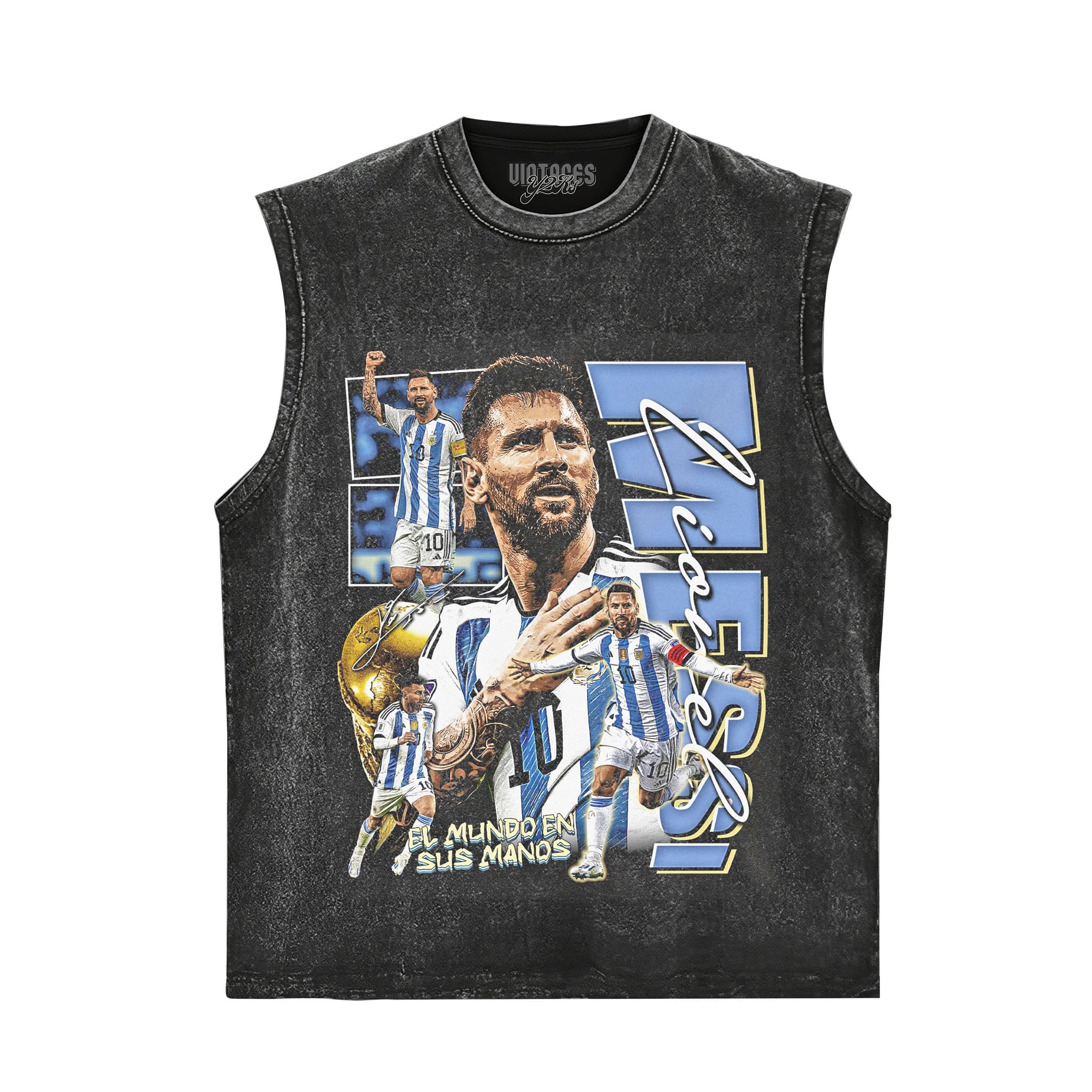 MESSI - GOAT V2 TANK TOP & TEE & LONG SLEEVE & LAYERED LS & HOODIE - Image 4