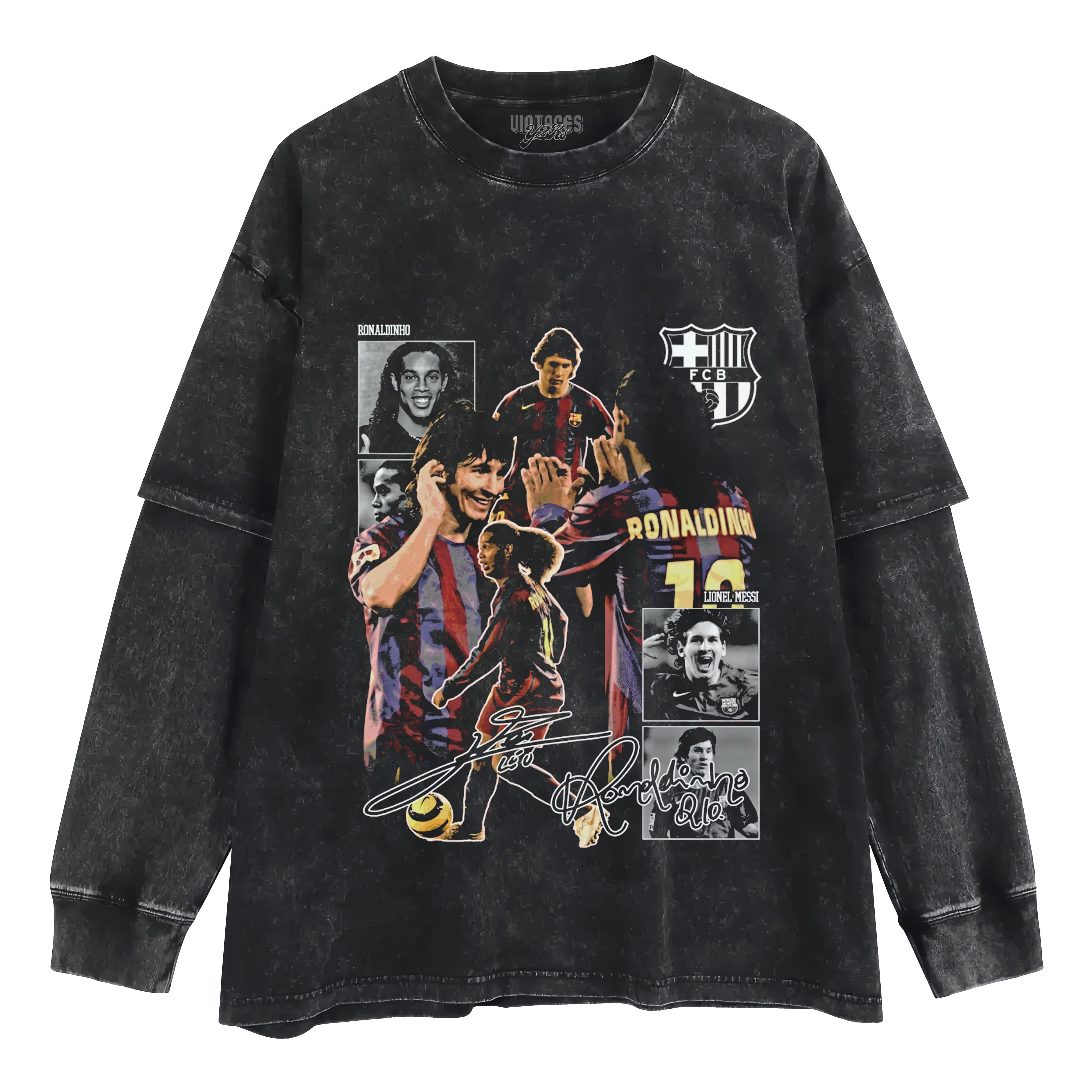 MESSI & RONALDINHO DUO TANK TOP & TEE & LONG SLEEVE & LAYERED LS & HOODIE - Image 4