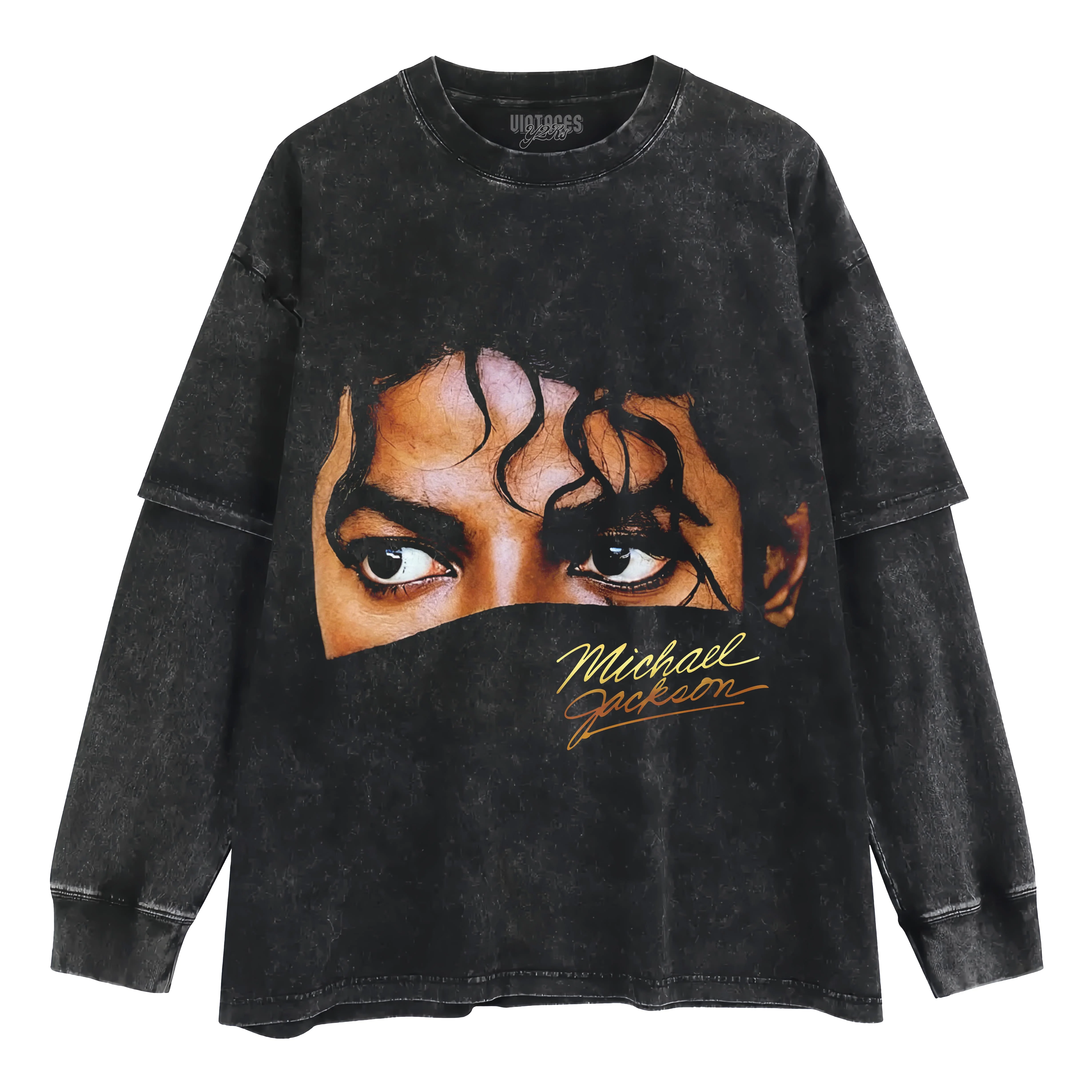 MICHAEL JACKSON - EYES TANK TOP & TEE & LONG SLEEVE & LAYERED LS & HOODIE - Image 4