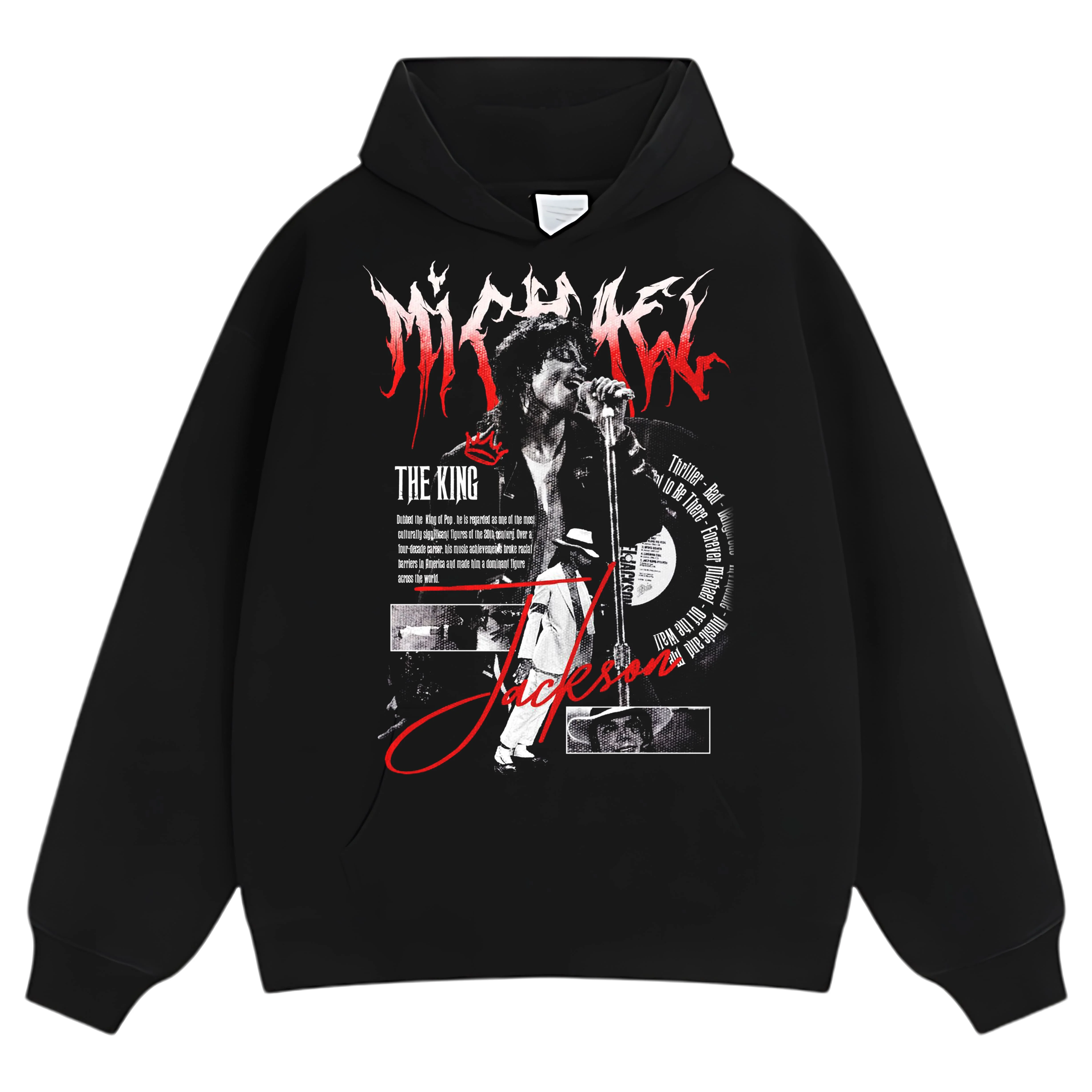 MICHAEL JACKSON KING OF POP MOONWALK V2 TEE & LS & HOODIE - Image 5
