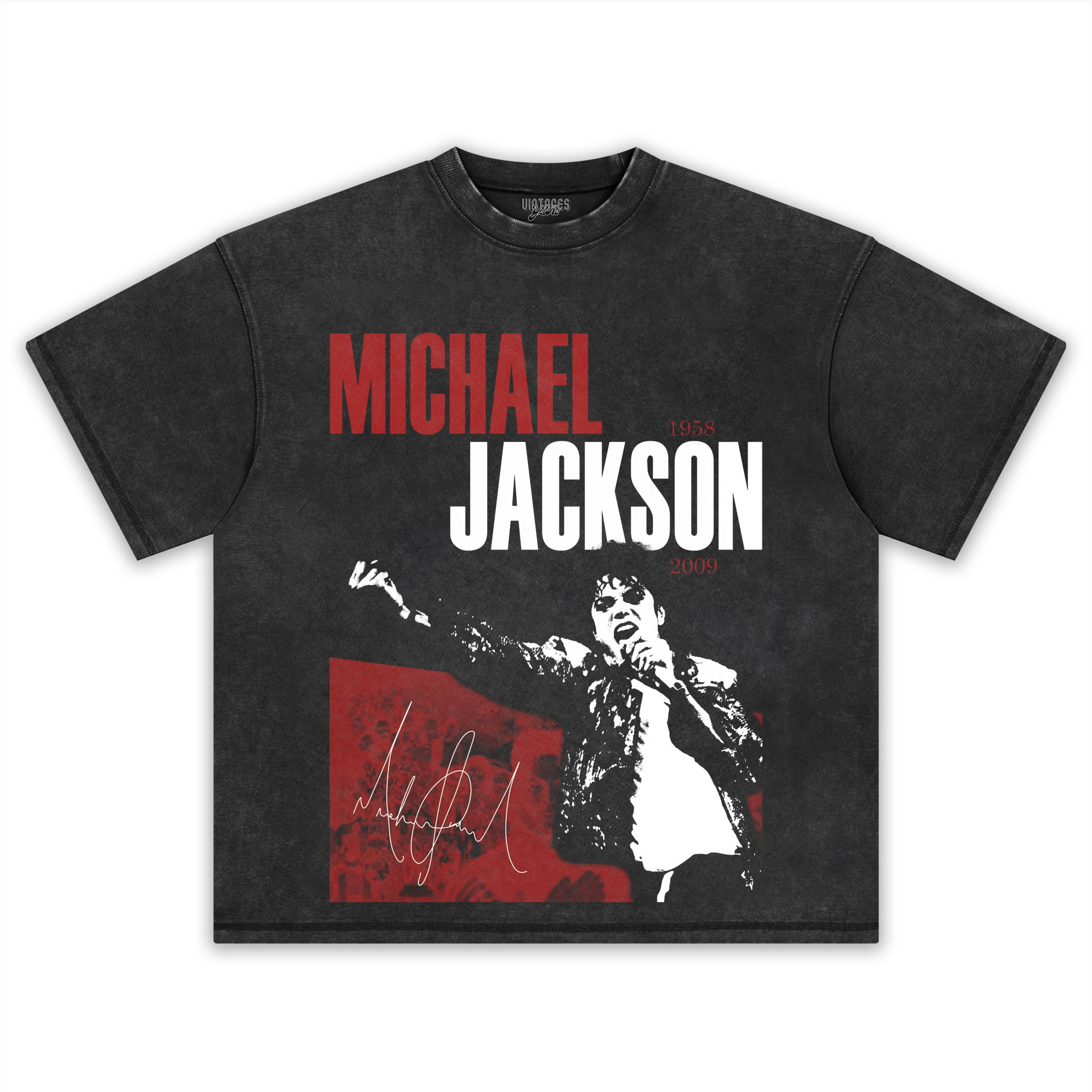 MICHAEL JACKSON SIGNATURE V4 TEE & LS & HOODIE - Image 2