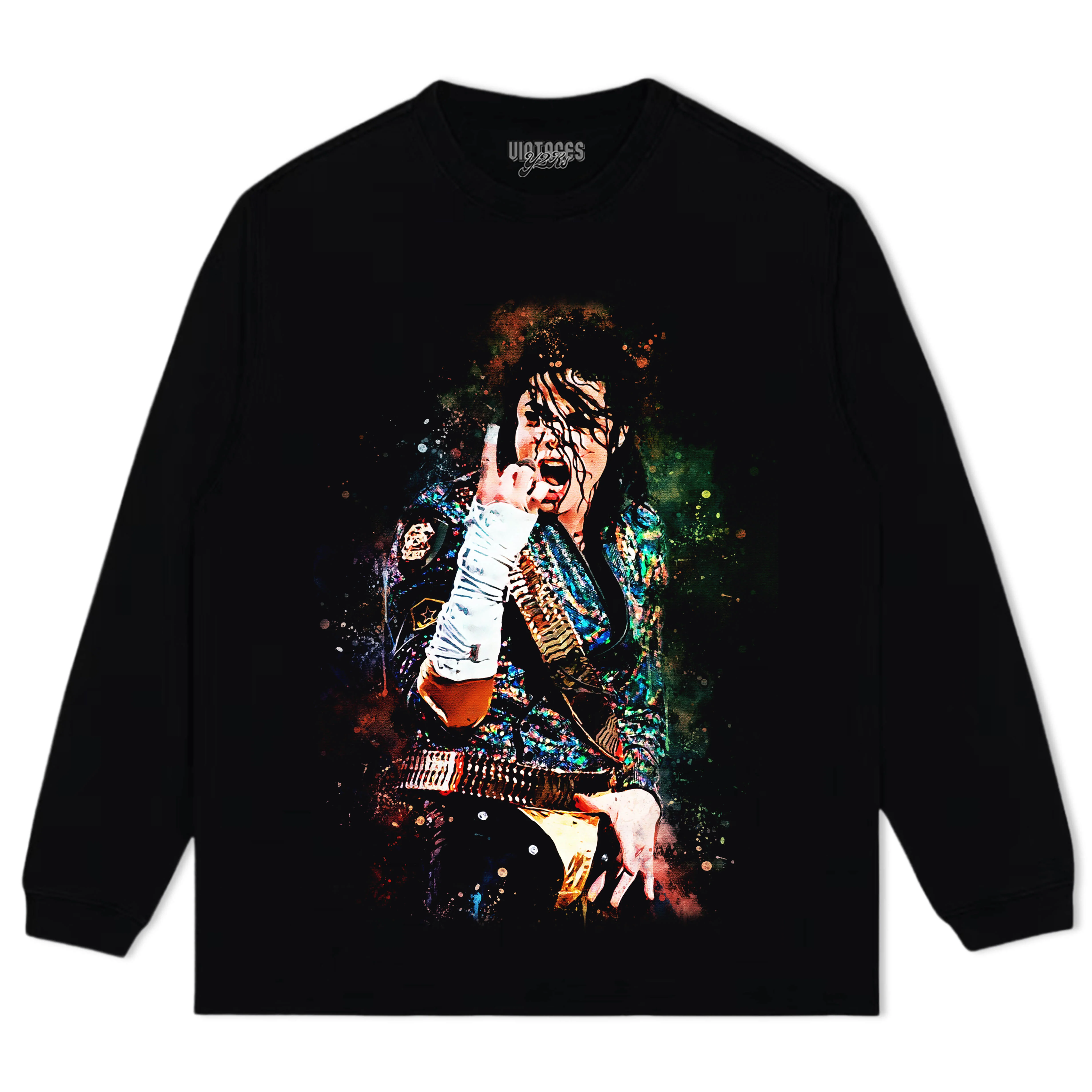 MICHAEL JACKSON VINTAGE V2 TEE & LS & HOODIE - Image 3