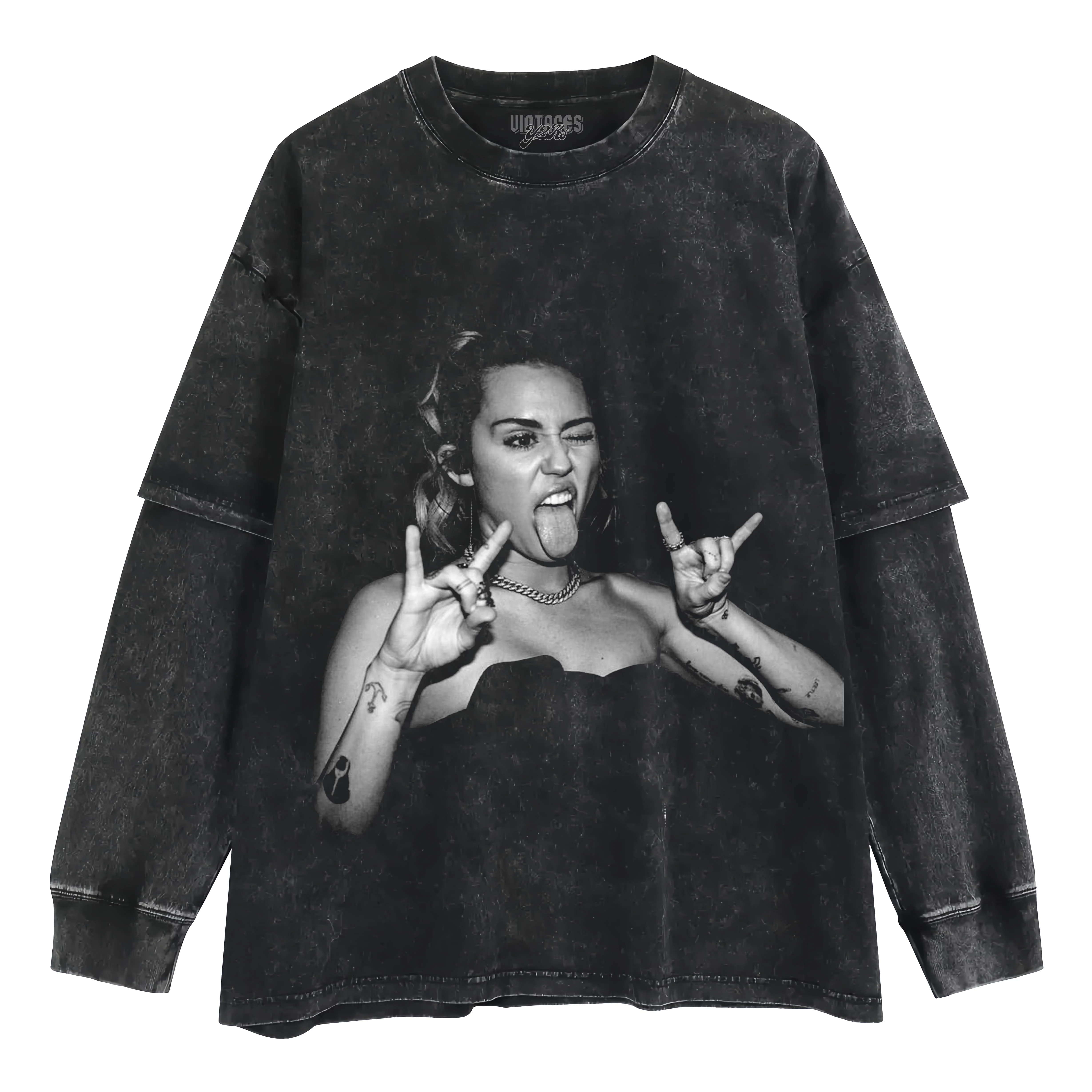 MILEY CYRUS V3 LAYERED LONG SLEEVE