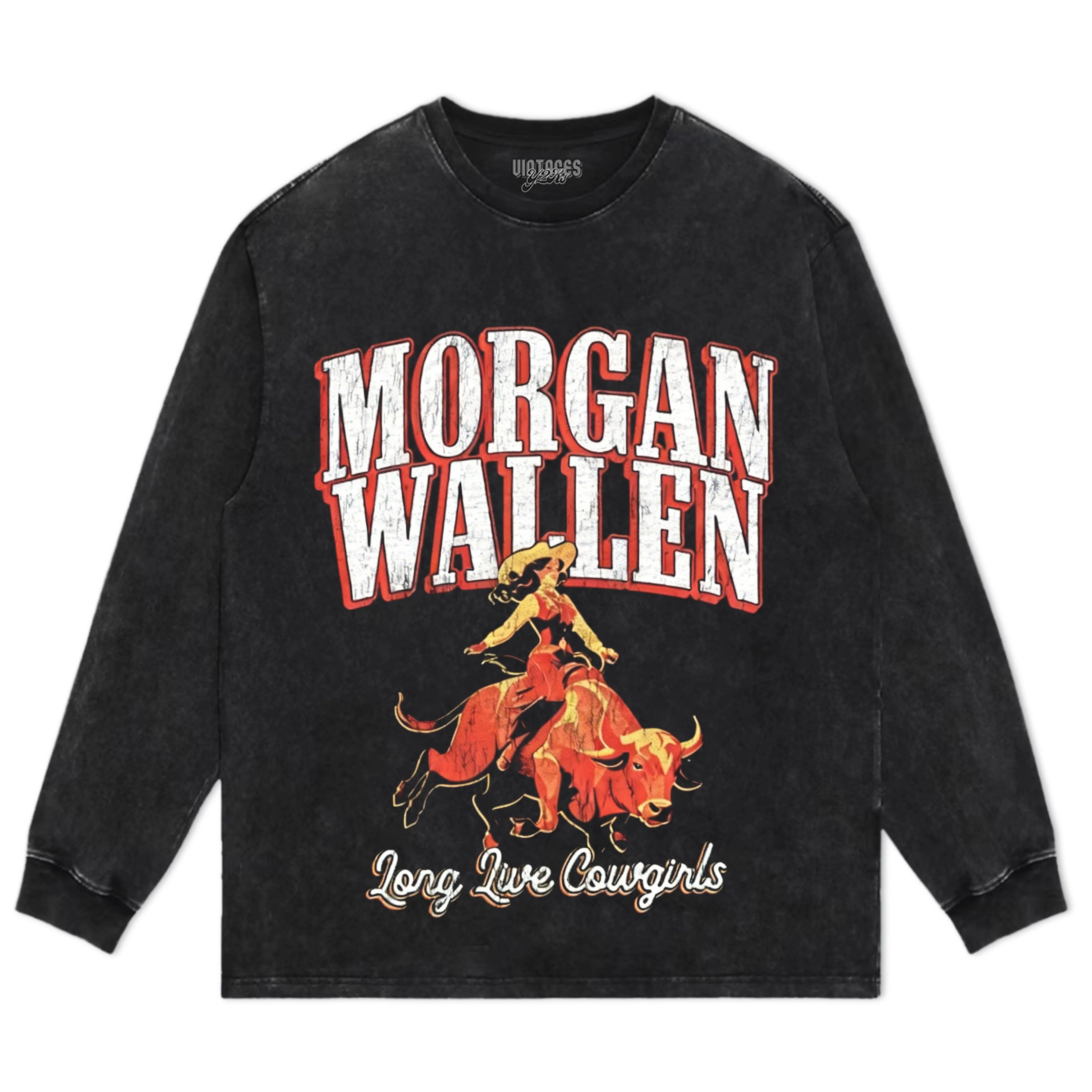 MORGAN WALLEN LIVE COWGIRLS MENS TANK TOP & TEE & LONG SLEEVE & LAYERED LS & HOODIE - Image 6