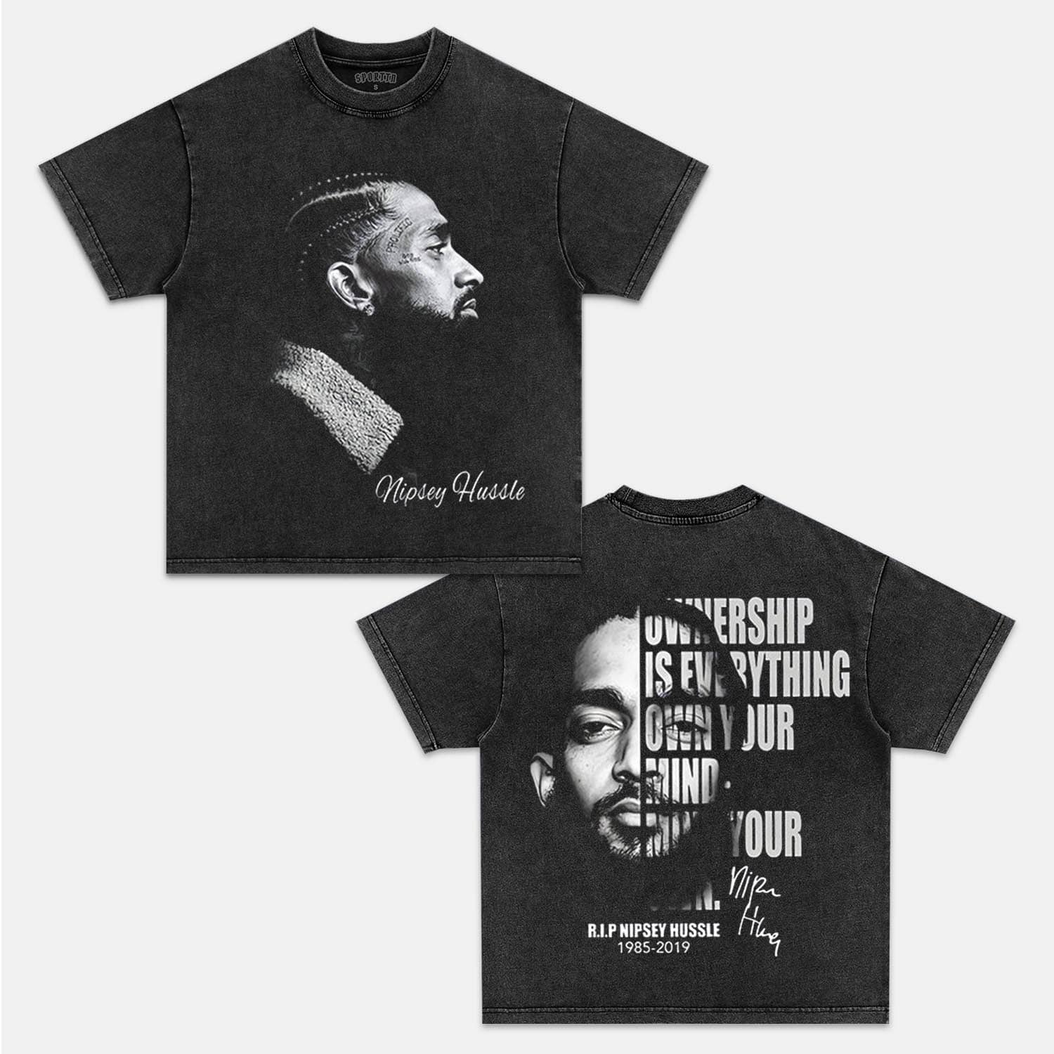 NIPSEY HUSSLE 3V TEE - Image 2