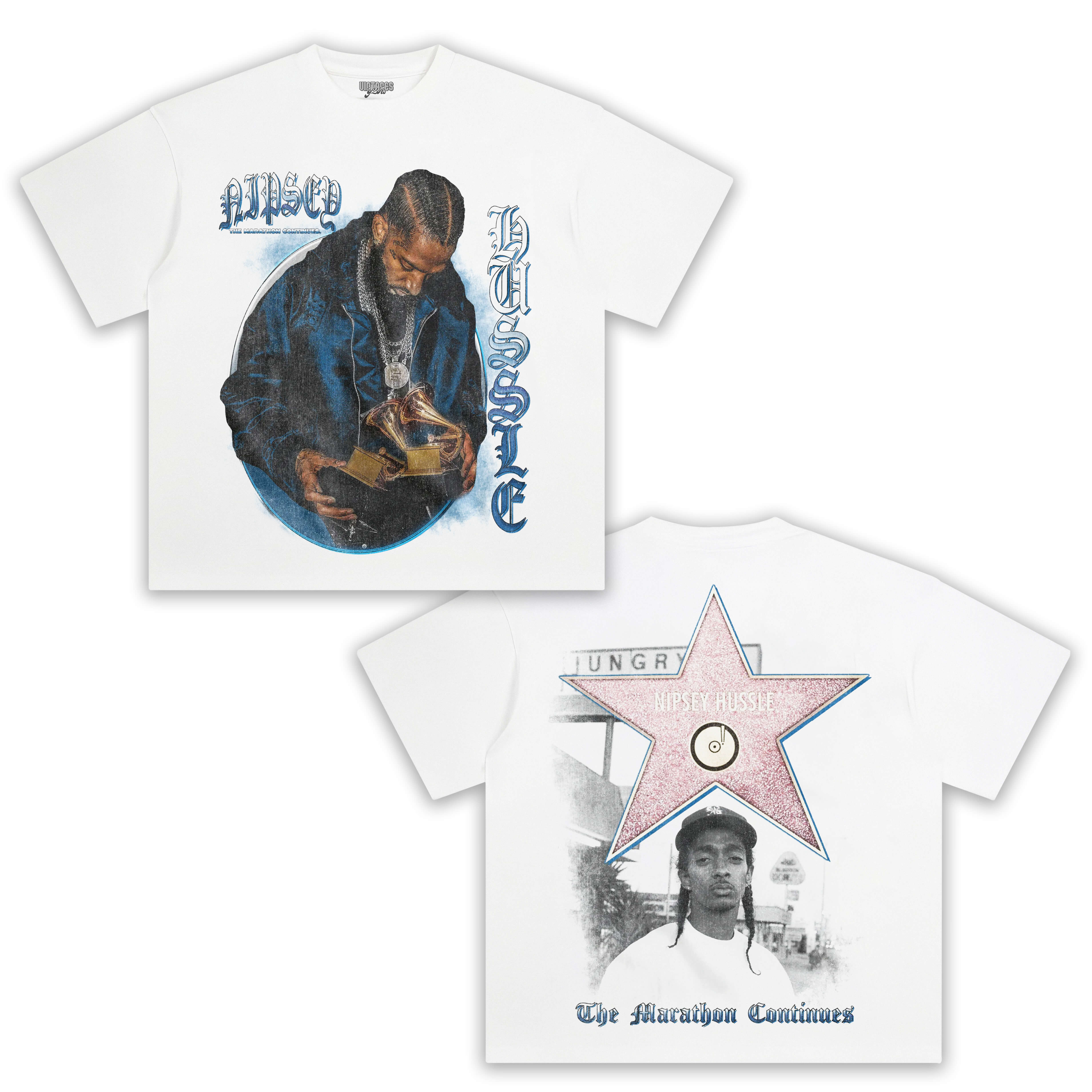 NIPSEY HUSSLE & THE MARATHON CONTINUES TEE - Image 7