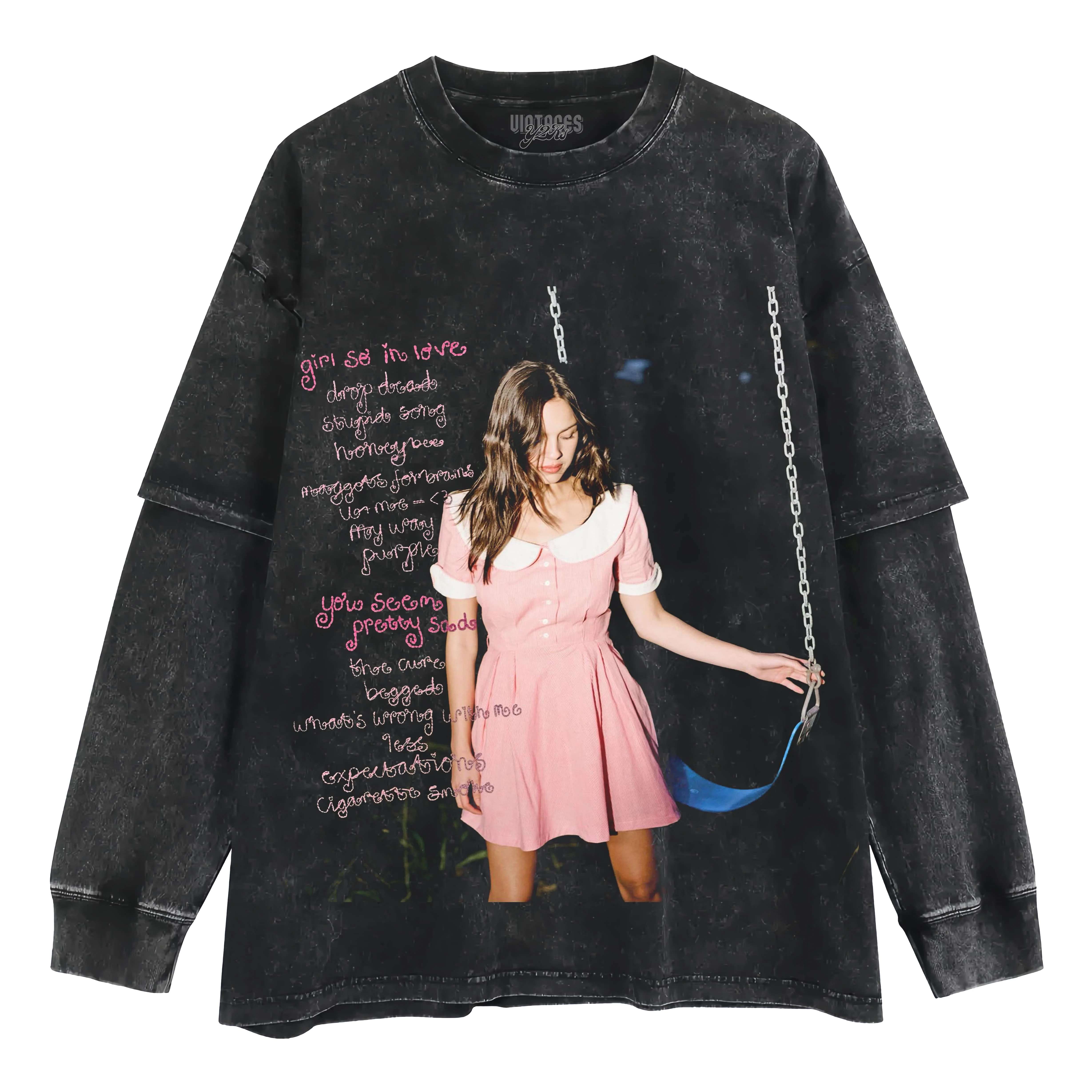 OLIVIA RODRIGO - YOU SEEM PRETTY SAD FOR A GIRL SO IN LOVE TANK TOP & TEE & LONG SLEEVE & LAYERED LS & HOODIE - Image 4