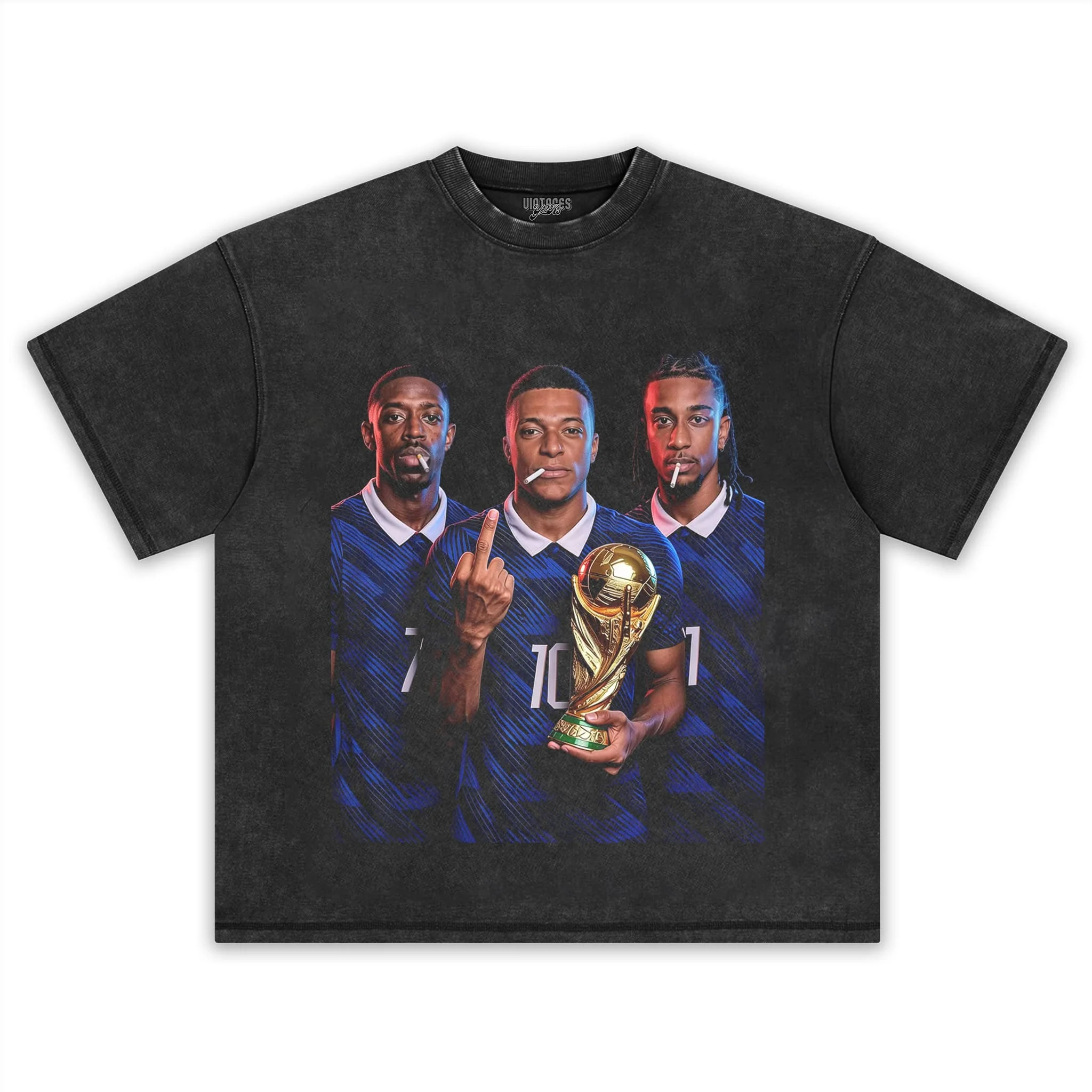 OUSMANE DEMBÉLÉ & KYLIAN MBAPPÉ & MICHAEL OLISE TANK TOP & TEE & LONG SLEEVE & LAYERED LS & HOODIE - Image 2