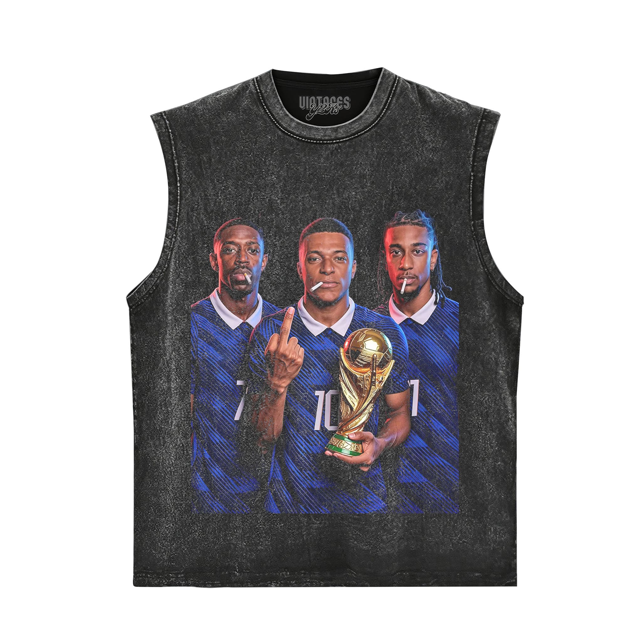 OUSMANE DEMBÉLÉ & KYLIAN MBAPPÉ & MICHAEL OLISE TANK TOP & TEE & LONG SLEEVE & LAYERED LS & HOODIE - Image 3