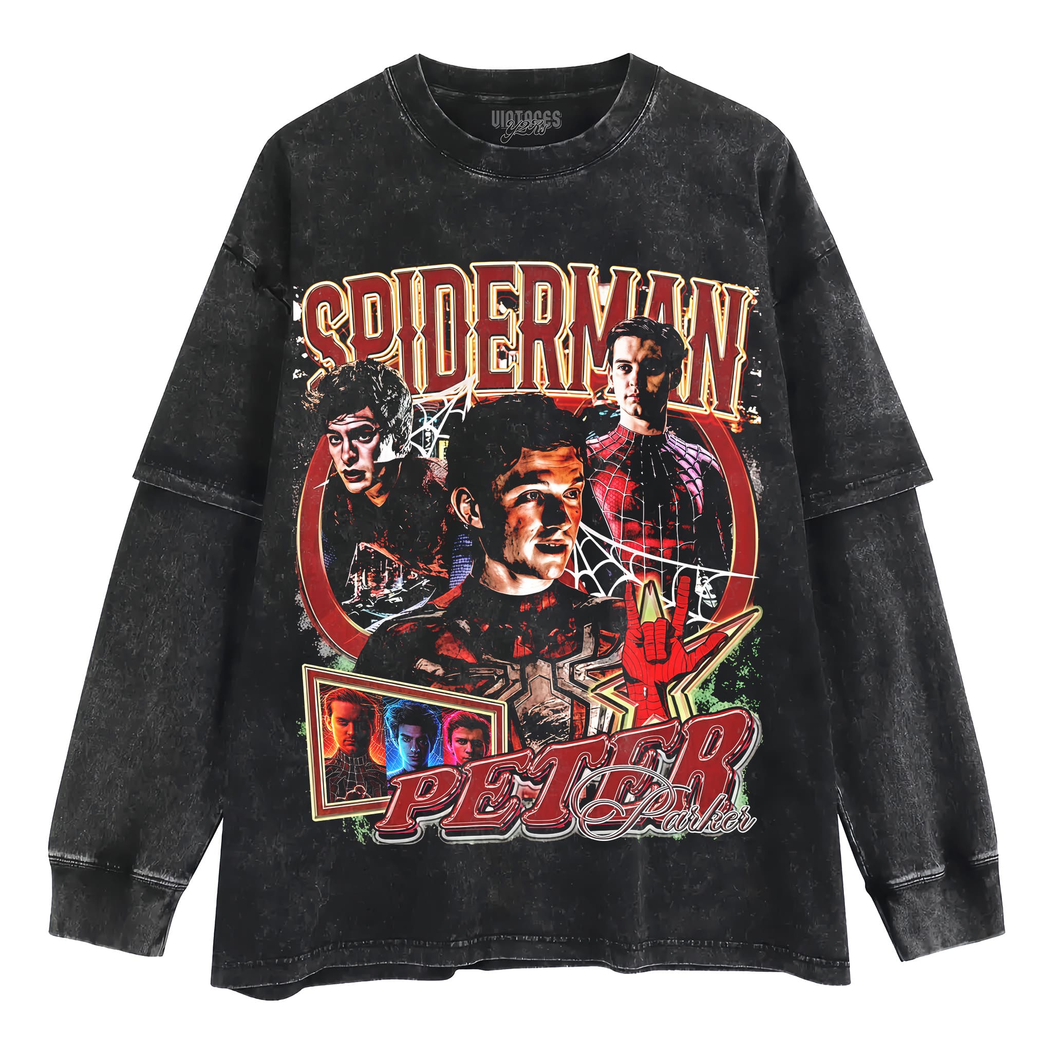 PETER PARKER LEGACY (SPIDER MAN) - TRADICIONAL TANK TOP & TEE & LONG SLEEVE & LAYERED LS & HOODIE - Image 4