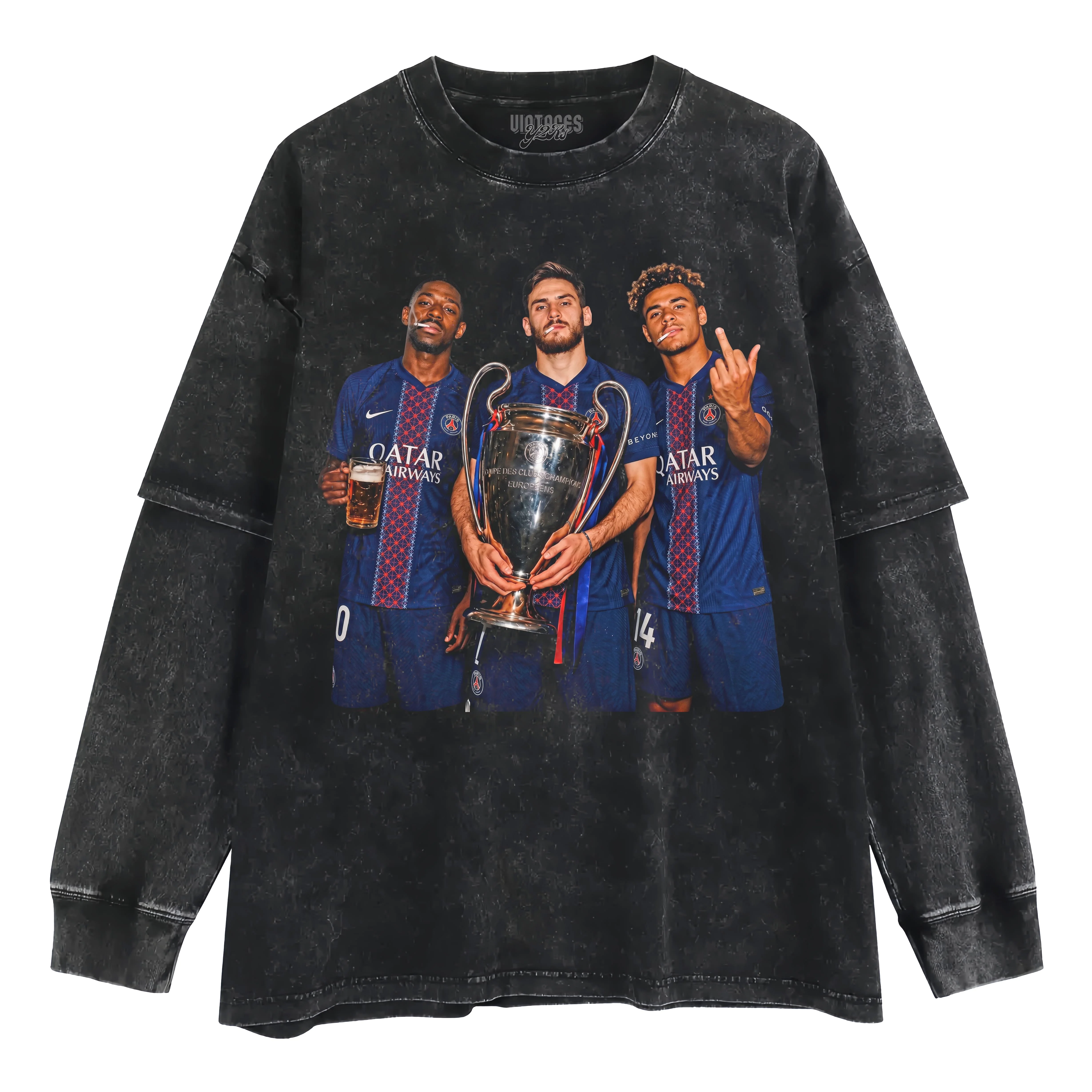 PSG CHAMPIONS TANK TOP & TEE & LONG SLEEVE & LAYERED LS & HOODIE - Image 4