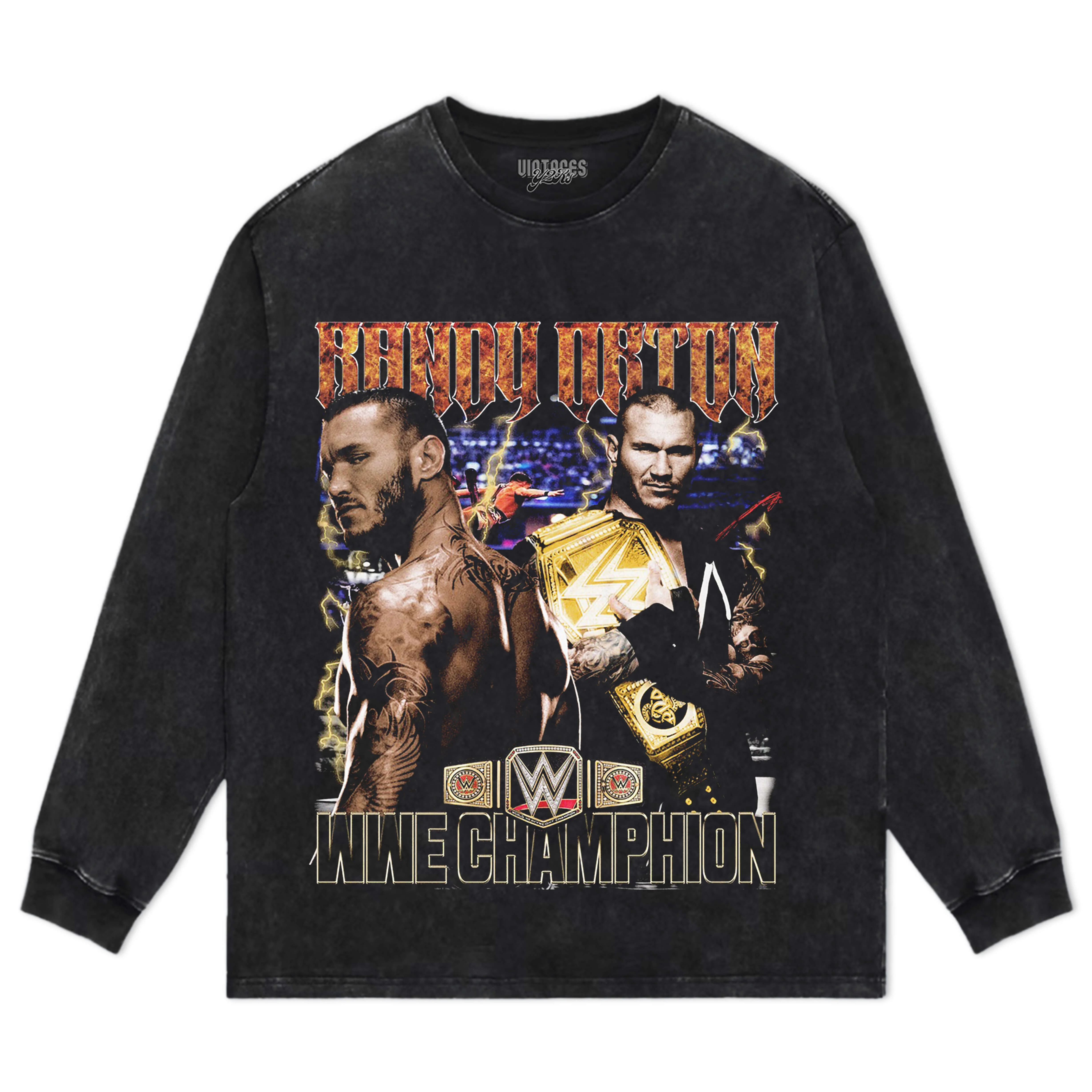 RANDY ORTON WWE CHAMPION TEE & LS & HOODIE - Image 4