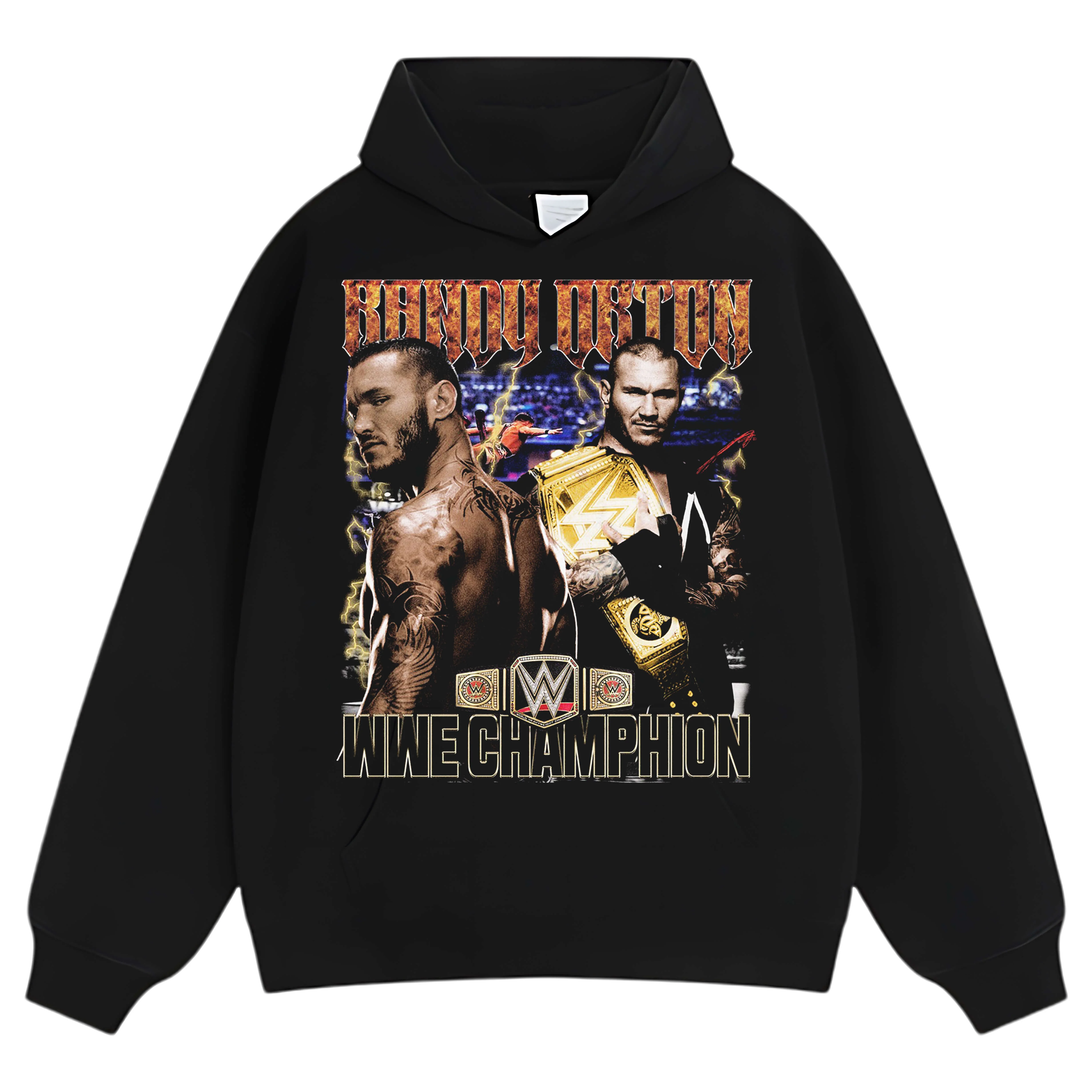 RANDY ORTON WWE CHAMPION TEE & LS & HOODIE - Image 5