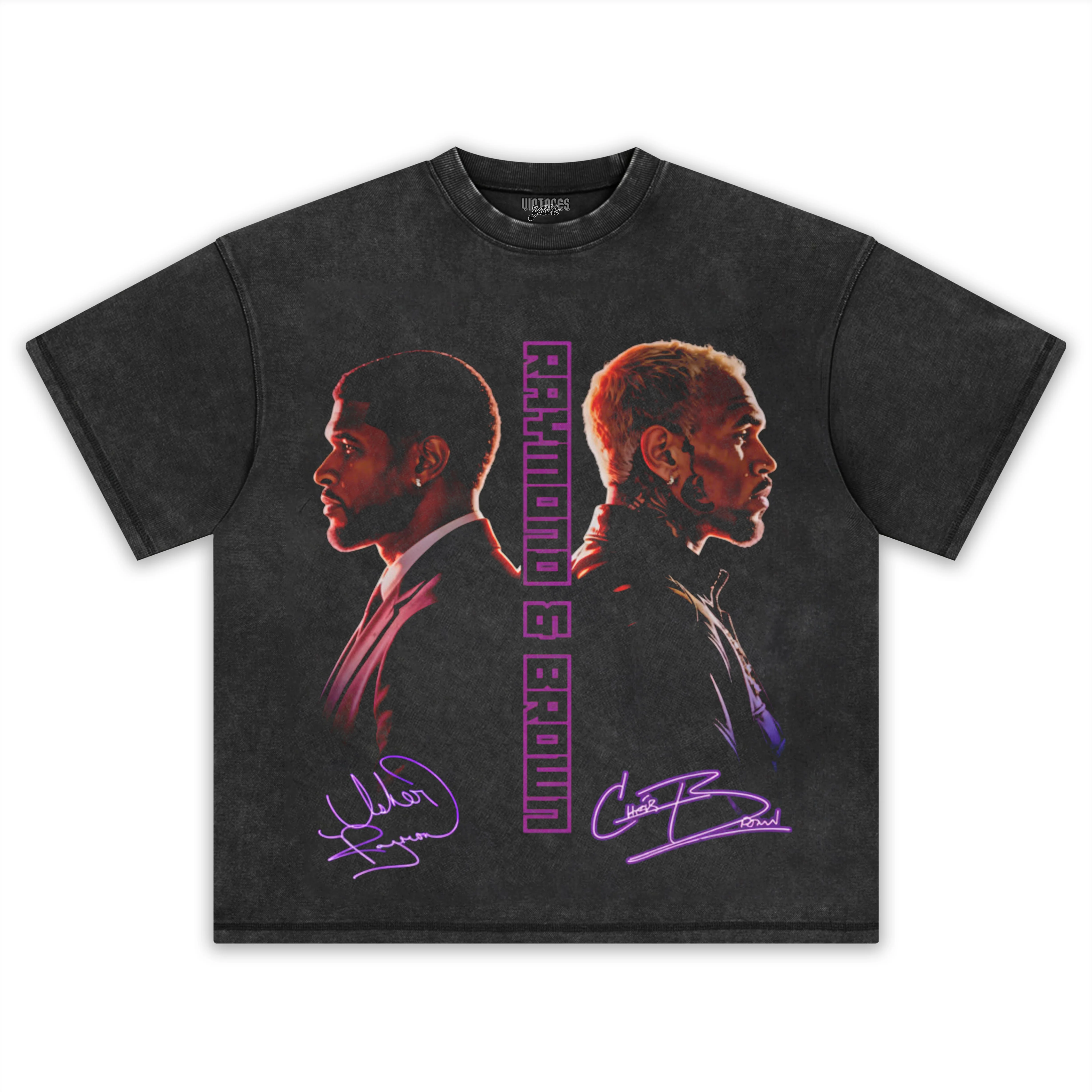 RAYMOND & CHRIS BROWN R&B TOUR 2026 V5 TANK TOP & TEE & LONG SLEEVE & LAYERED LS & HOODIE - Image 2