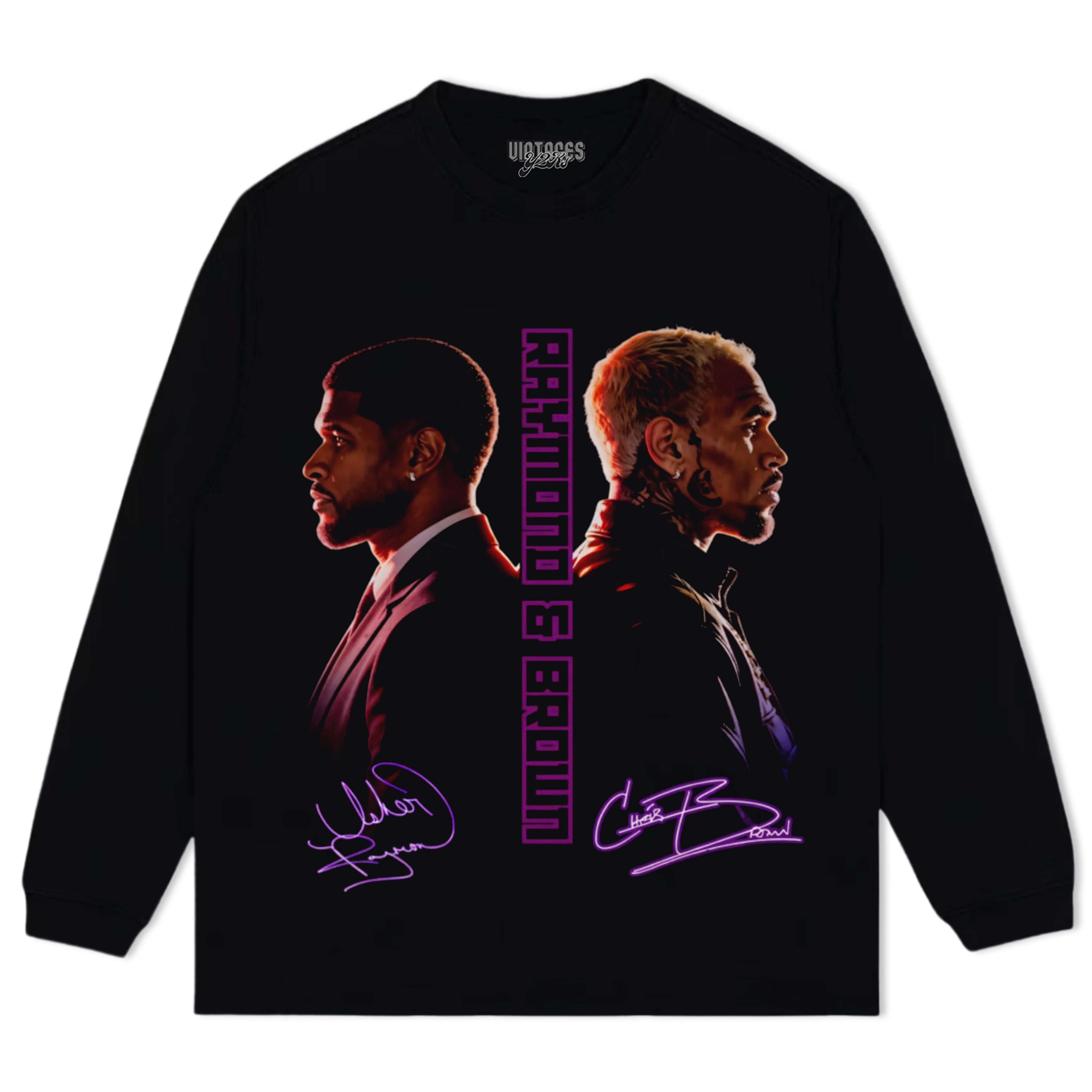 RAYMOND & CHRIS BROWN R&B TOUR 2026 V5 TANK TOP & TEE & LONG SLEEVE & LAYERED LS & HOODIE - Image 5