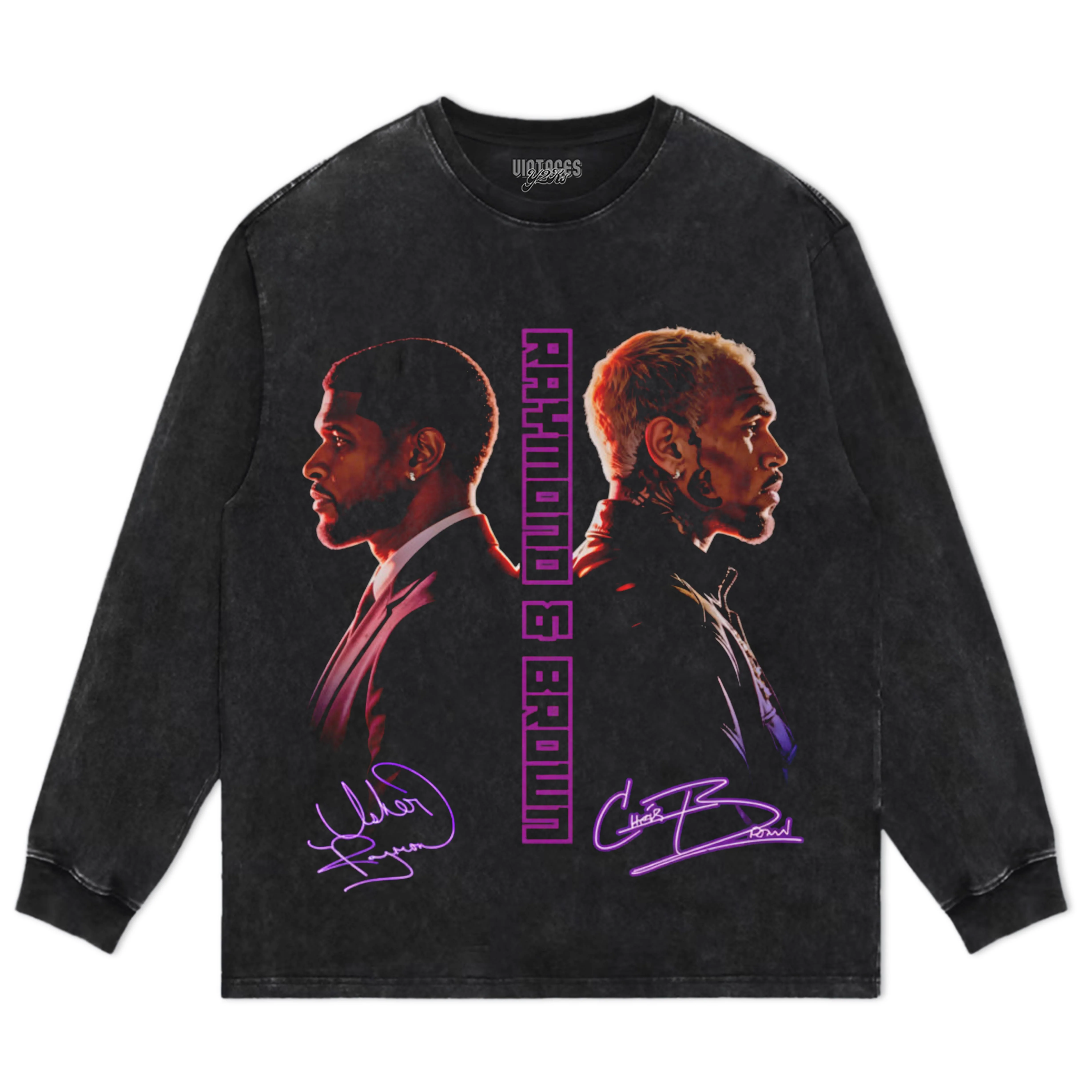RAYMOND & CHRIS BROWN R&B TOUR 2026 V5 TANK TOP & TEE & LONG SLEEVE & LAYERED LS & HOODIE - Image 6