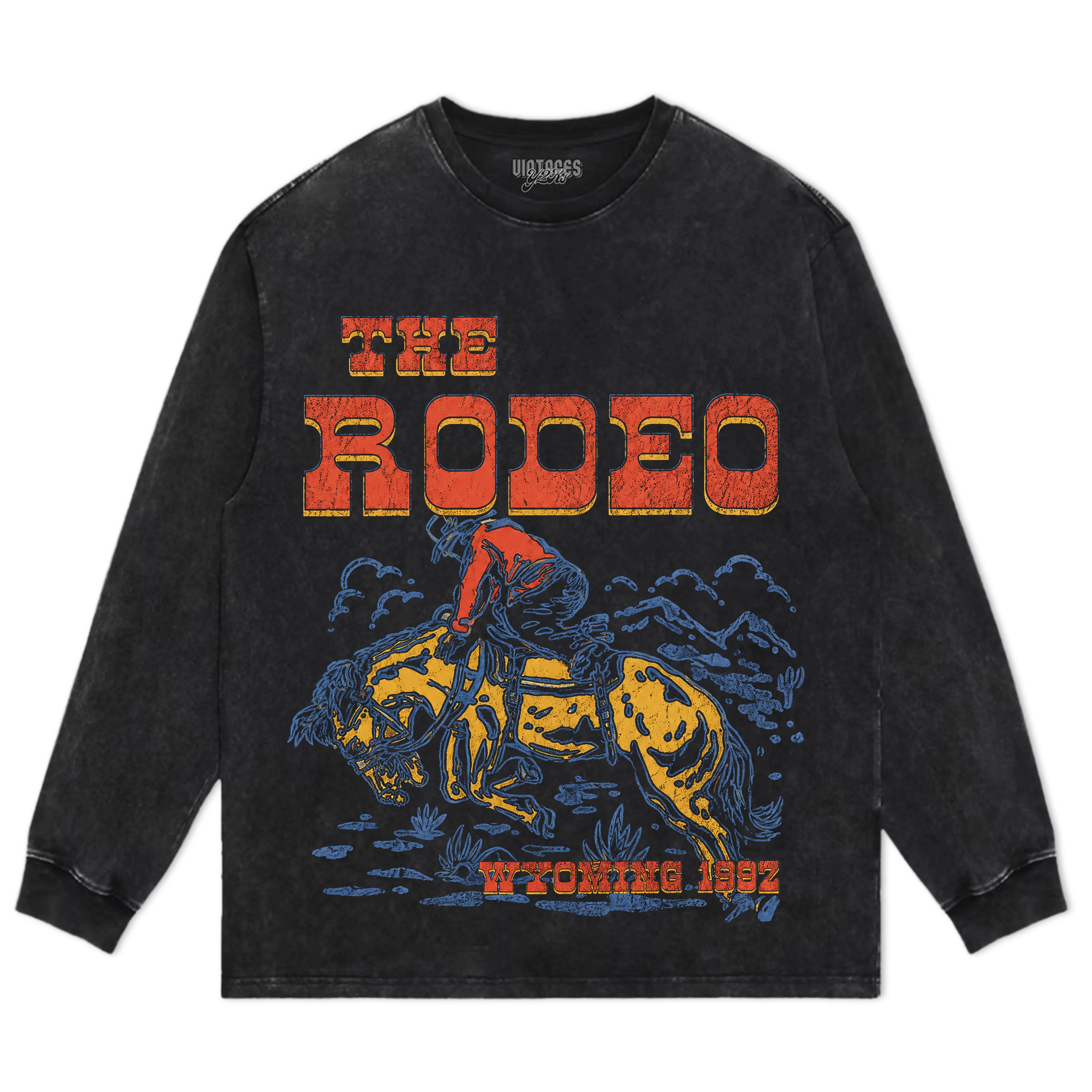 RETRO COWBOY RODEO SHIRT WESTERN TANK TOP & TEE & LONG SLEEVE & LAYERED LS & HOODIE - Image 8