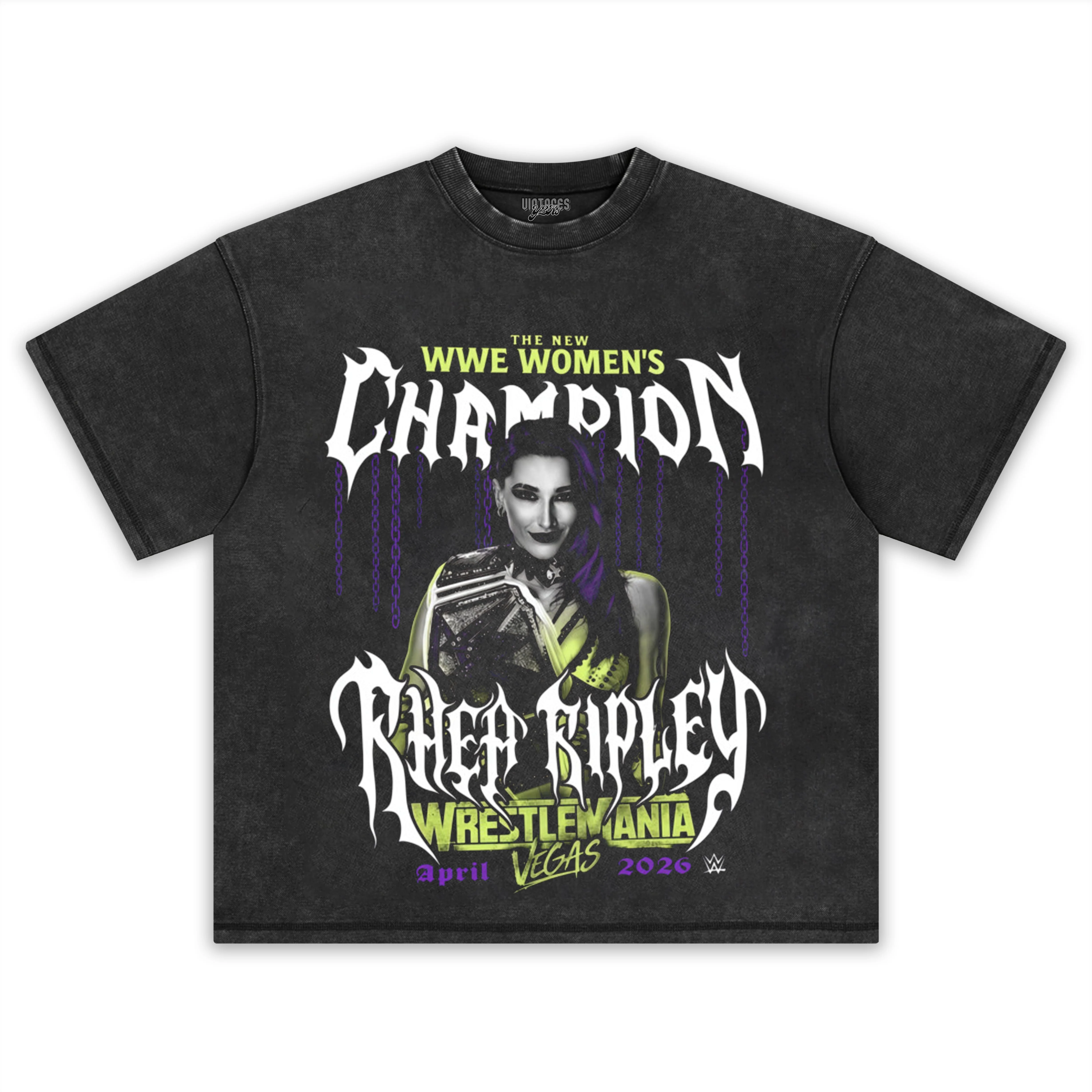 RHEA RIPLEY WRESTLEMANIA 42 WINNER TANK TOP & TEE & LONG SLEEVE & LAYERED LS & HOODIE - Image 2