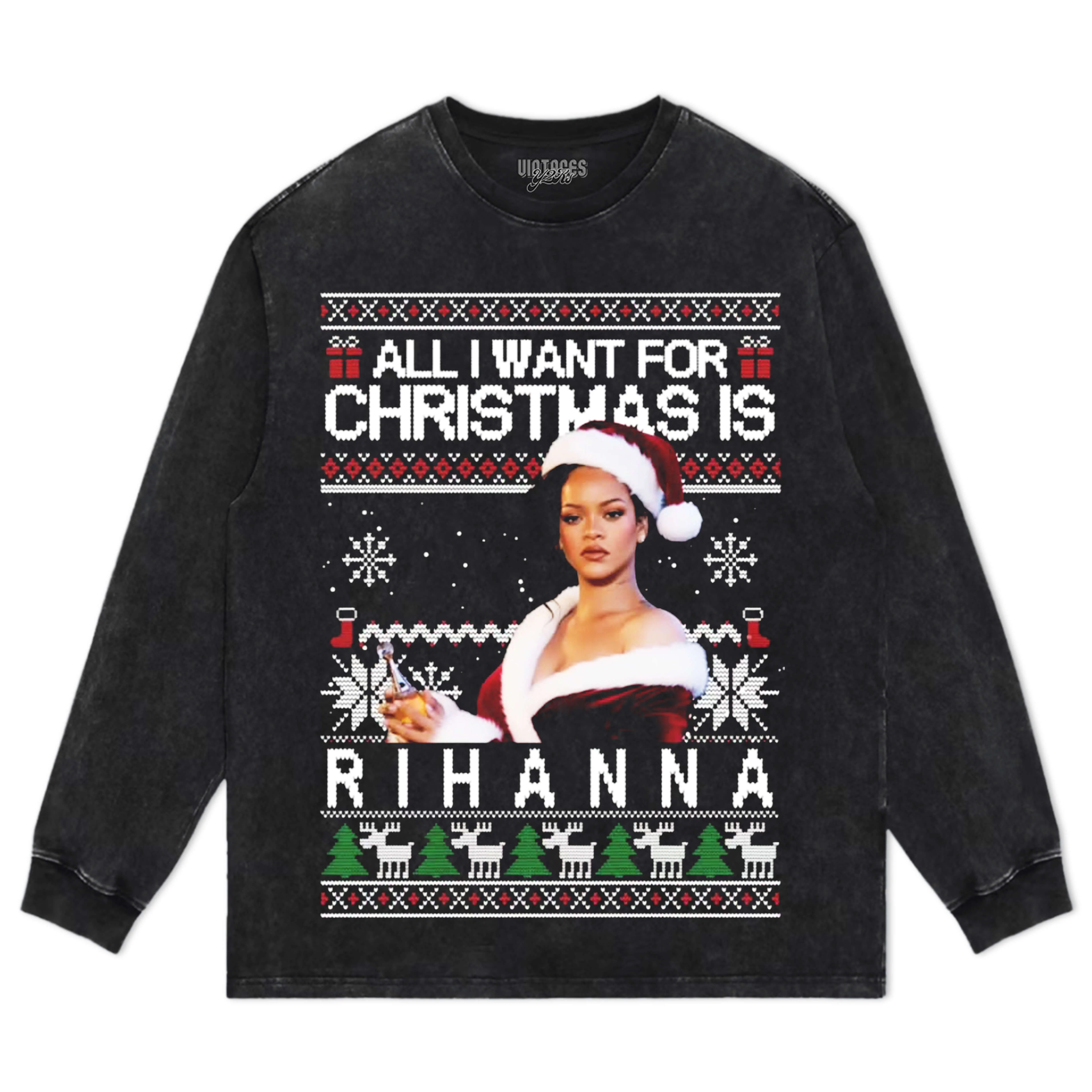 RIHANNA CHRISTMAS STYLES TEE & LS & HOODIE - Image 9