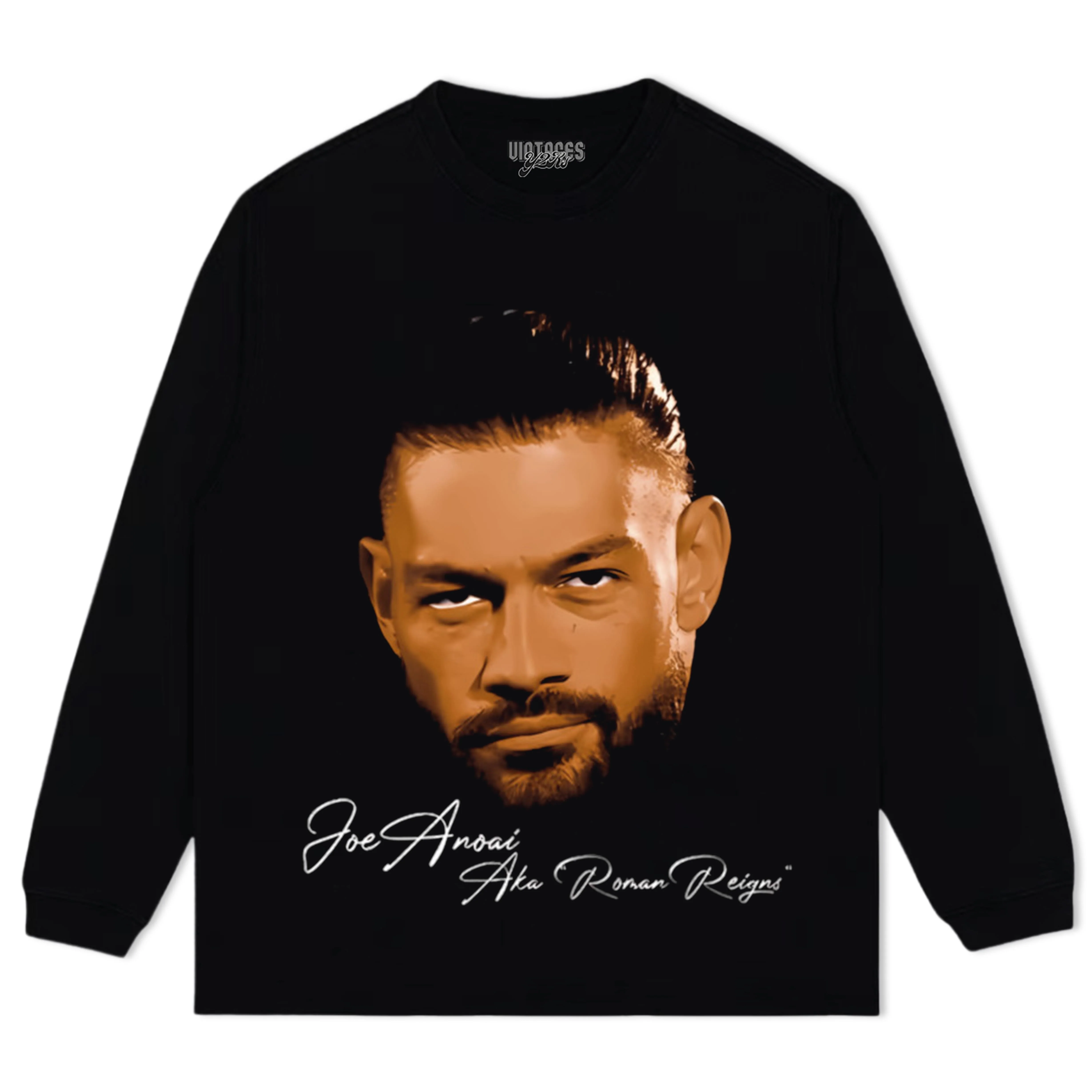 ROMAN REIGNS BIG FACE TEE & LS & HOODIE - Image 3