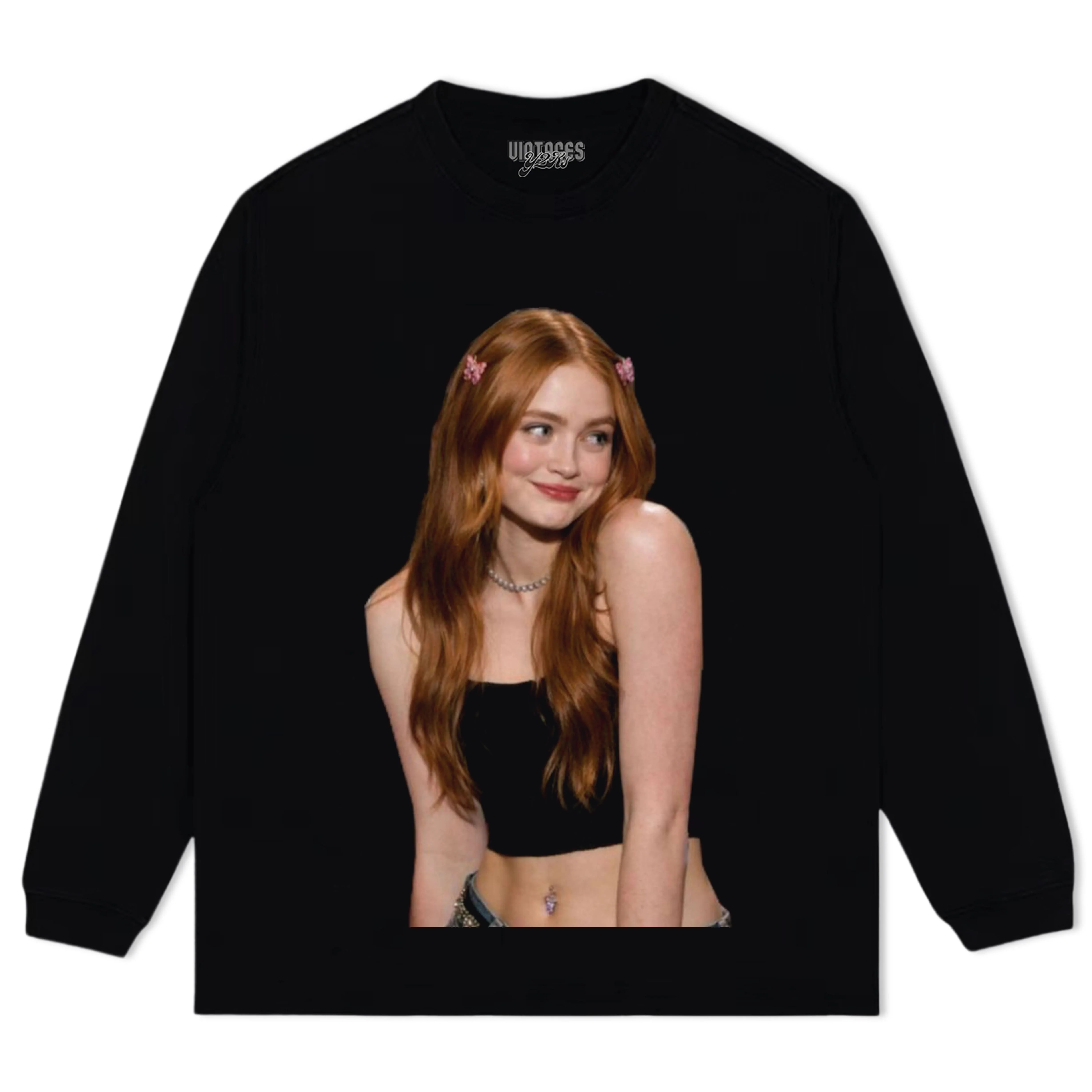 SADIE SINK TANK TOP & TEE & LONG SLEEVE & LAYERED LS & HOODIE - Image 5