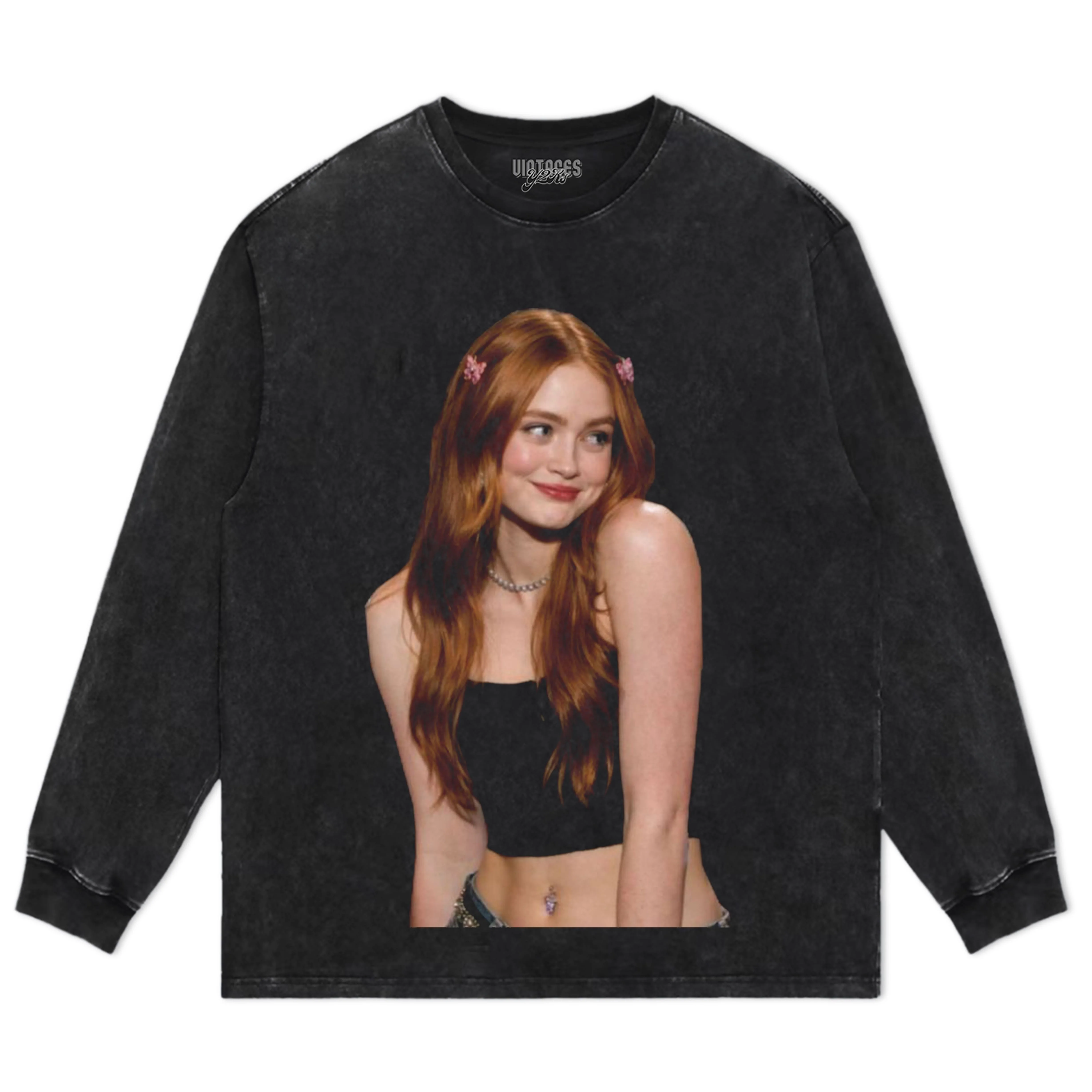 SADIE SINK TANK TOP & TEE & LONG SLEEVE & LAYERED LS & HOODIE - Image 6