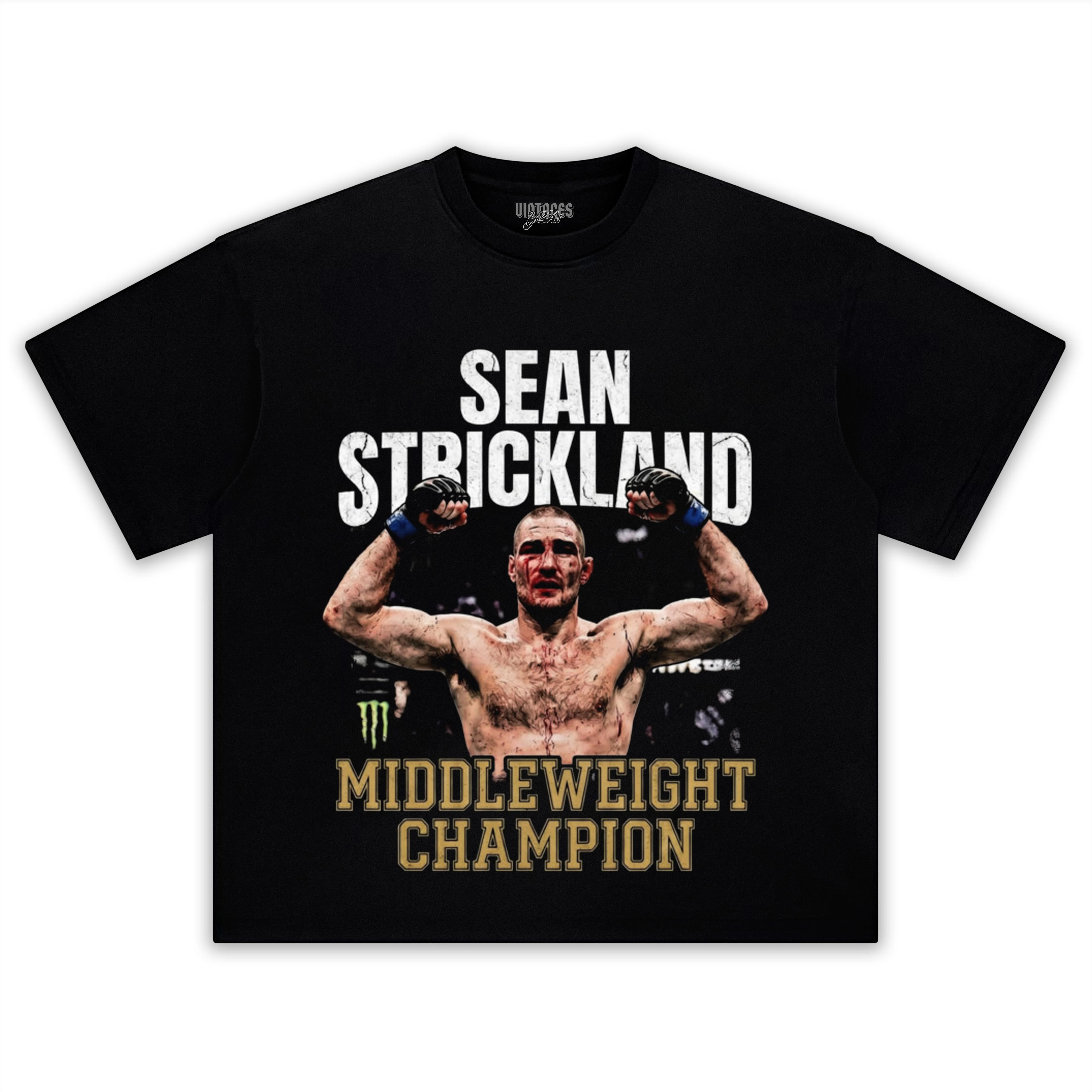 SEAN STRICKLAND MIDDLEWEIGHT CHAMPION TANK TOP & TEE & LONG SLEEVE & LAYERED LS & HOODIE