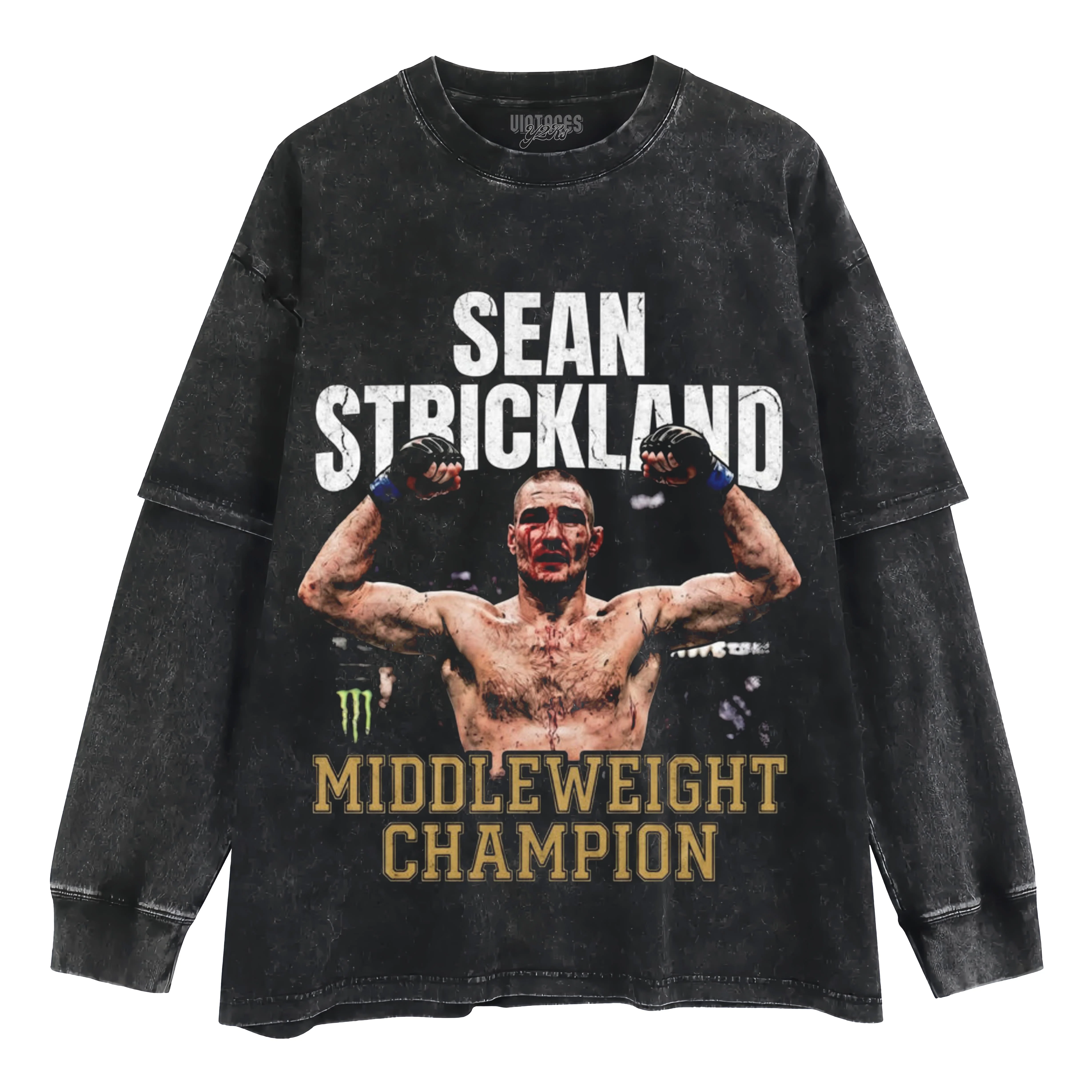 SEAN STRICKLAND MIDDLEWEIGHT CHAMPION TANK TOP & TEE & LONG SLEEVE & LAYERED LS & HOODIE - Image 4