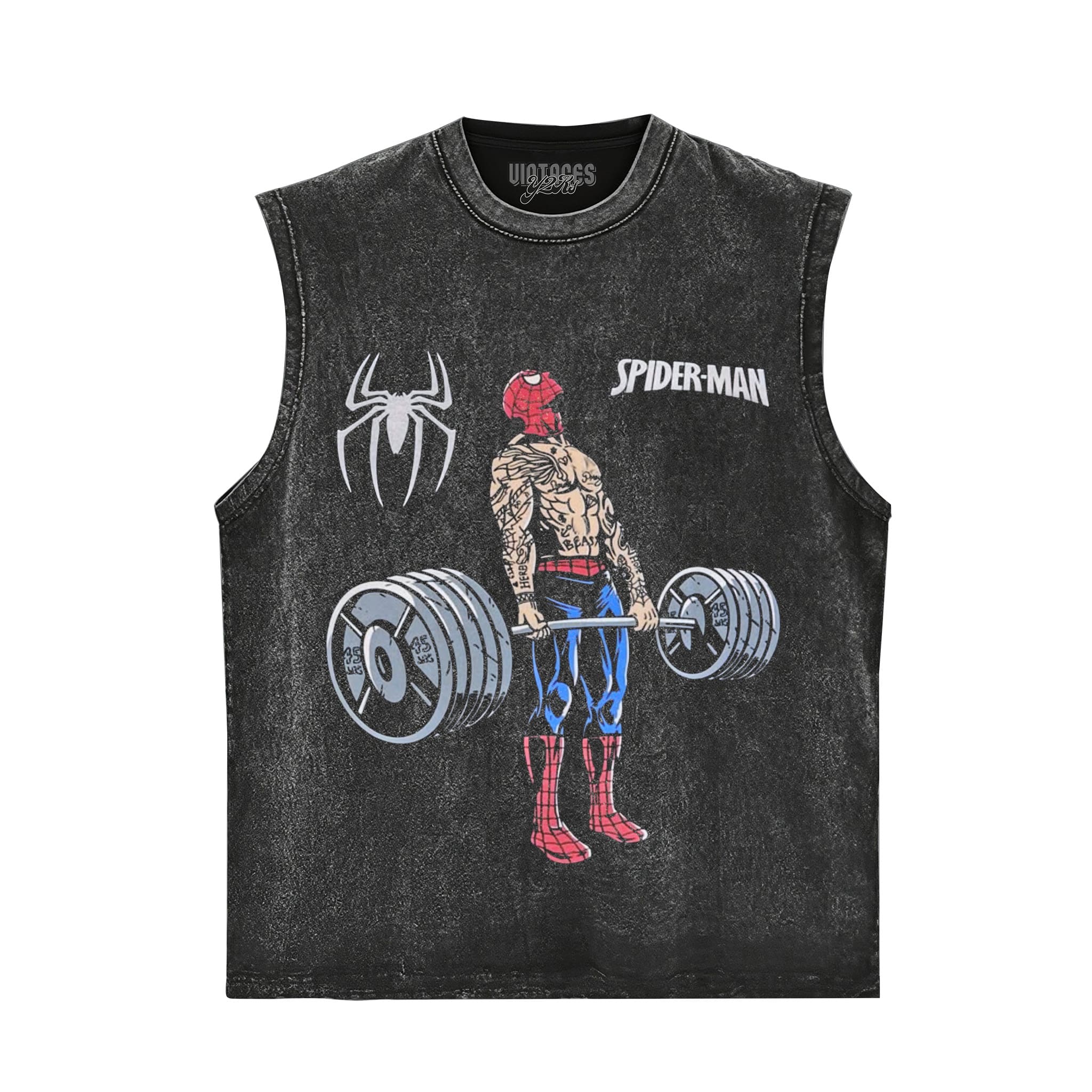 SPIDER MAN GYM-WORKOUT TANK TOP & TEE & LONG SLEEVE & LAYERED LS & HOODIE - Image 3