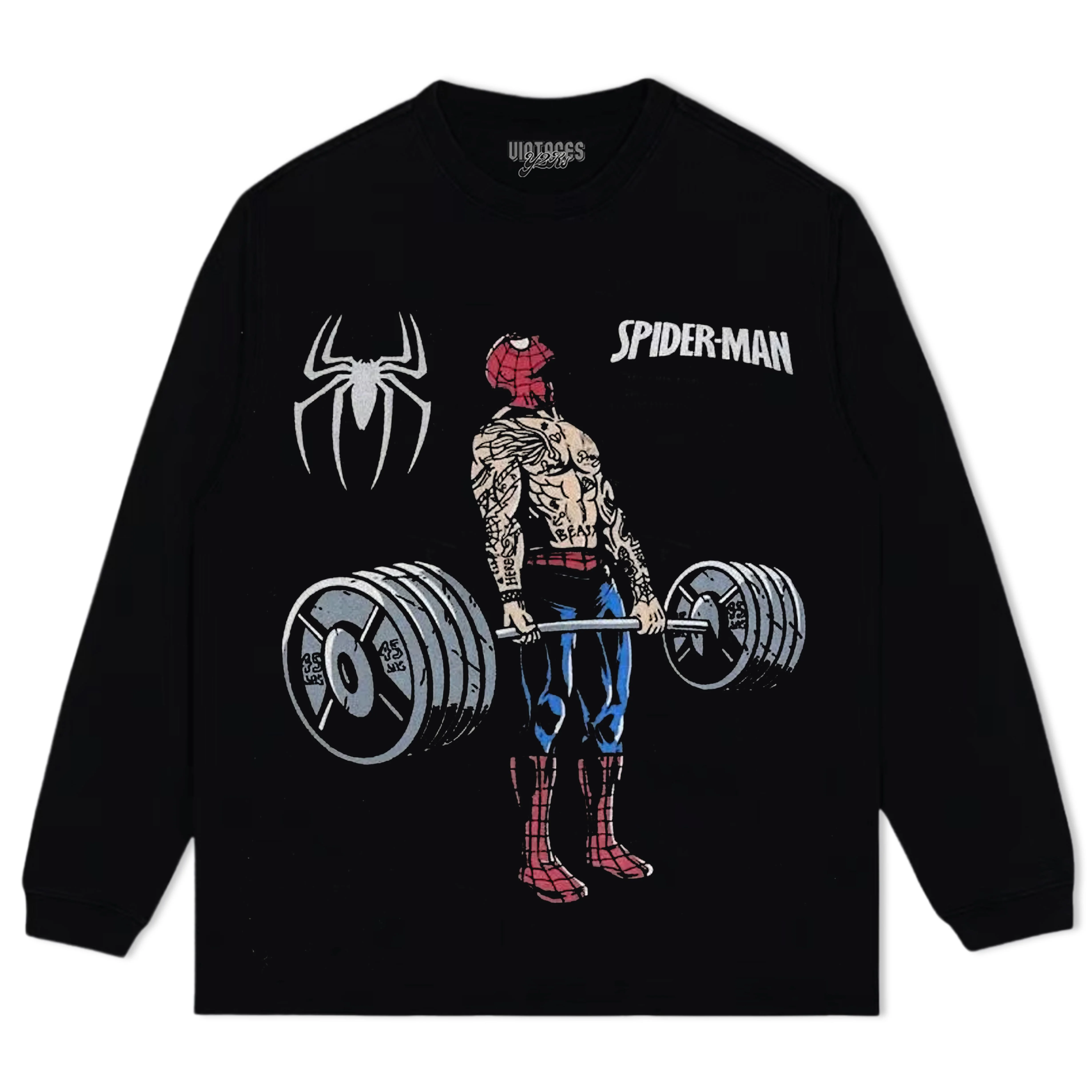 SPIDER MAN GYM-WORKOUT TANK TOP & TEE & LONG SLEEVE & LAYERED LS & HOODIE - Image 5