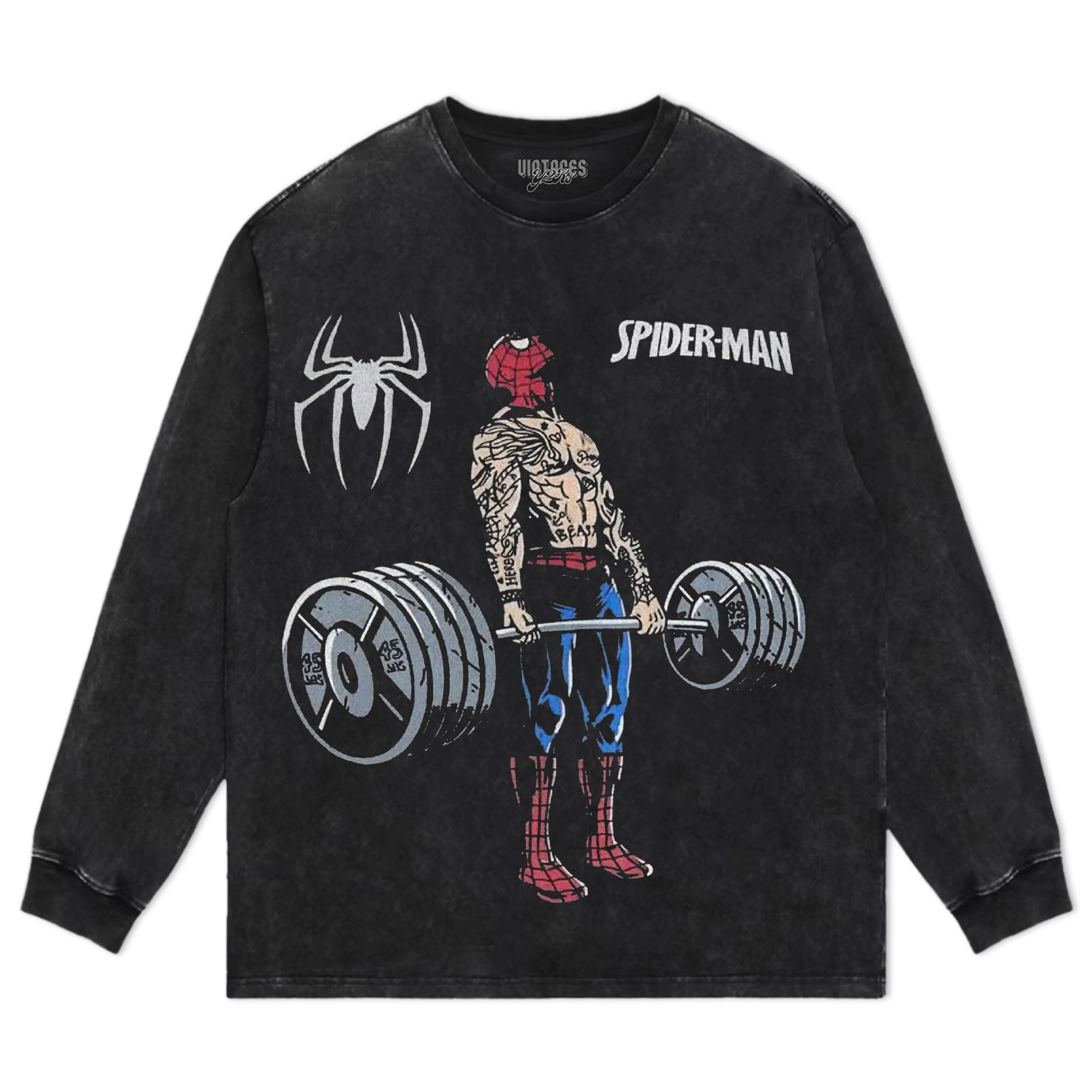 SPIDER MAN GYM-WORKOUT TANK TOP & TEE & LONG SLEEVE & LAYERED LS & HOODIE - Image 6