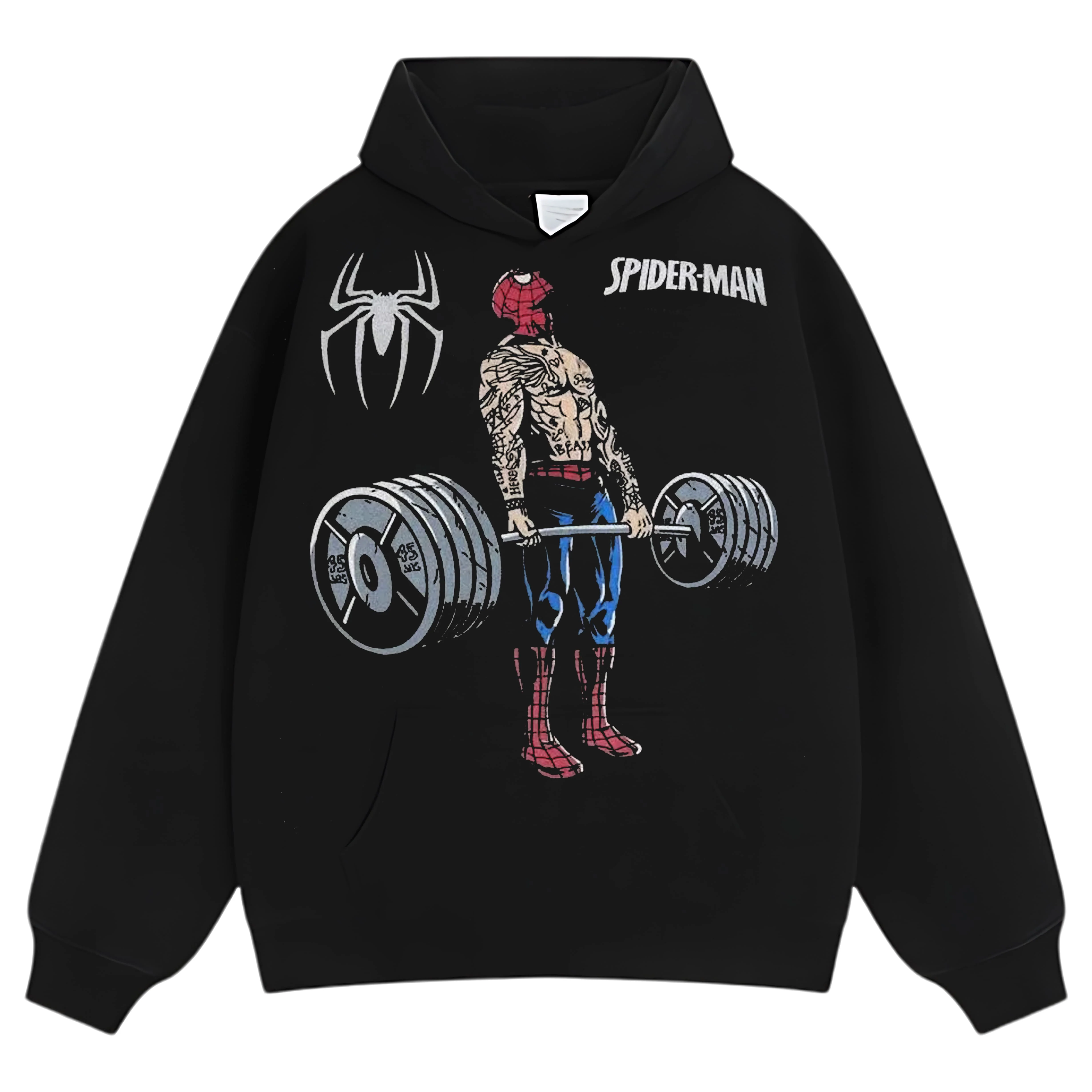 SPIDER MAN GYM-WORKOUT TANK TOP & TEE & LONG SLEEVE & LAYERED LS & HOODIE - Image 7