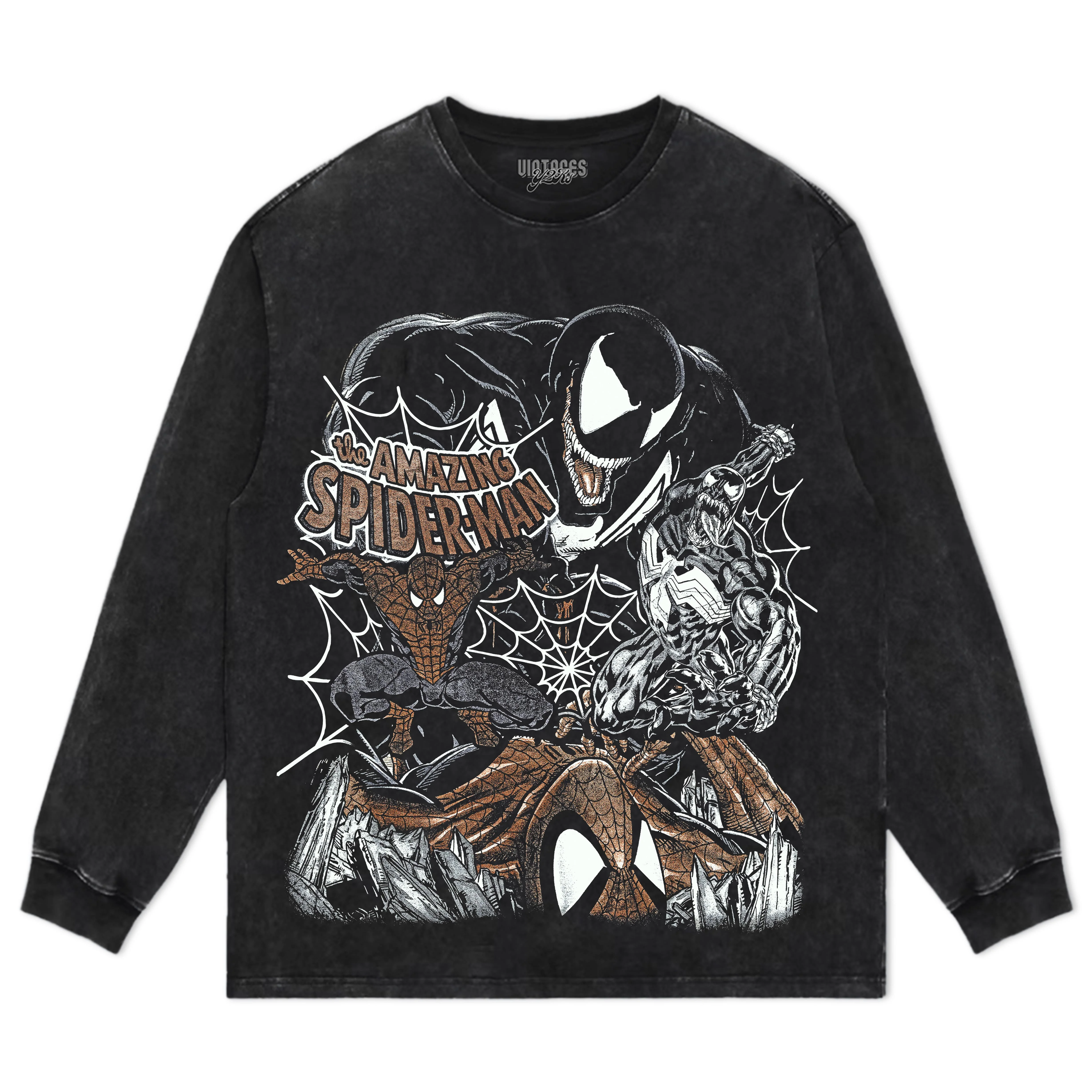 SPIDER-MAN & VENOM IS BACK VINTAGE TEE & LS & HOODIE - Image 4
