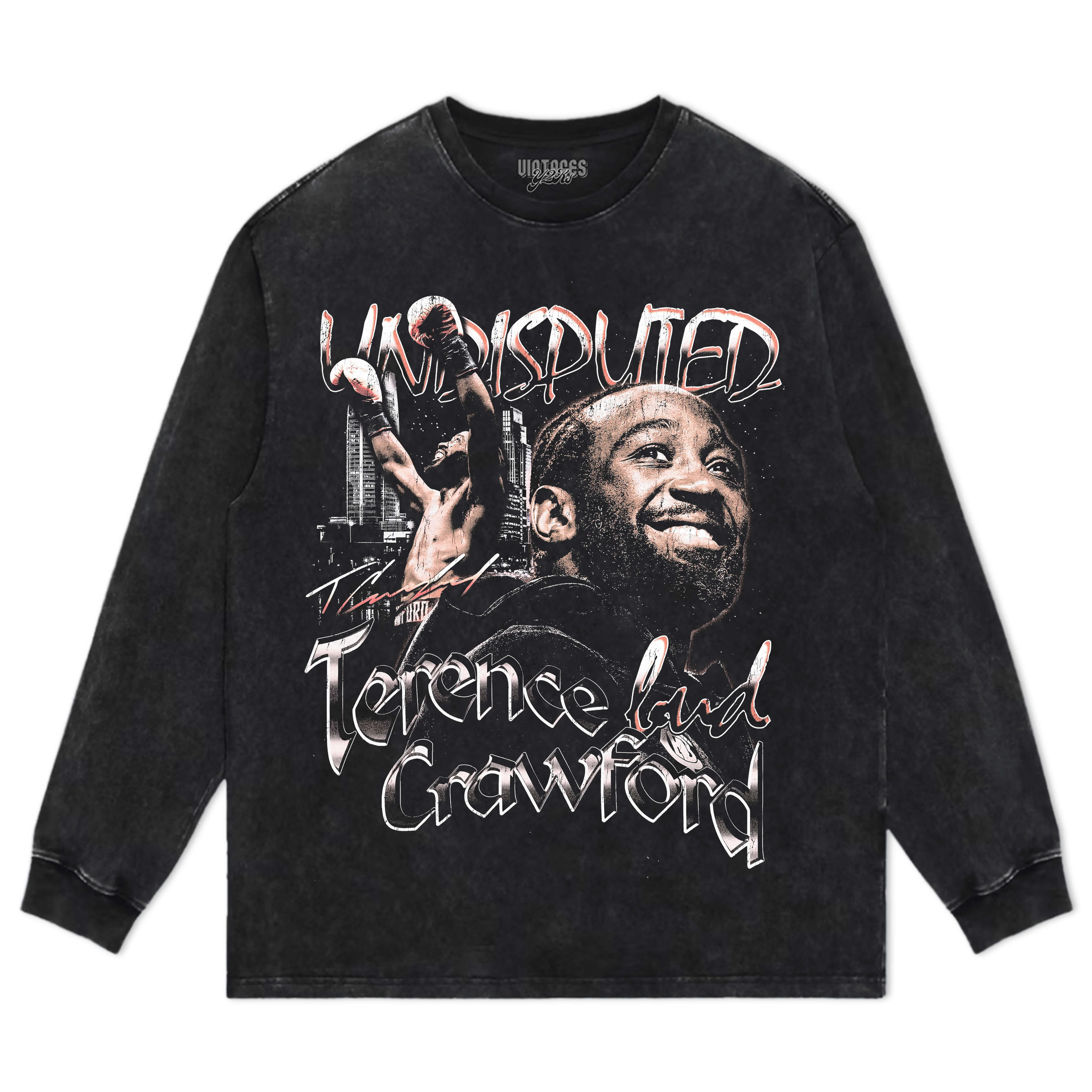 TERENCE CRAWFORD VINTAGE STYLE TEE & LS & HOODIE - Image 4