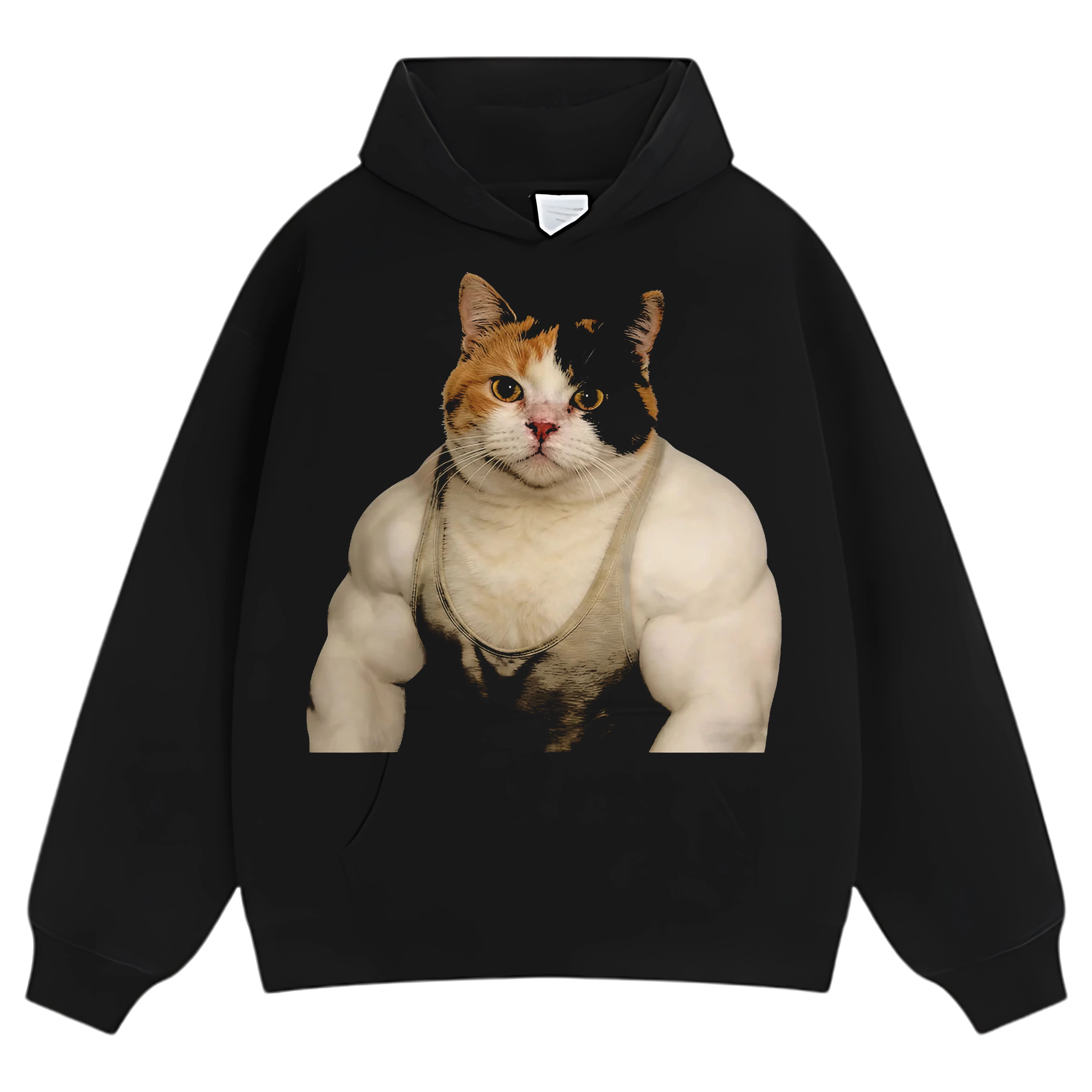 THE FITNESS CAT TANK TOP & TEE & LONG SLEEVE & LAYERED LS & HOODIE - Image 10