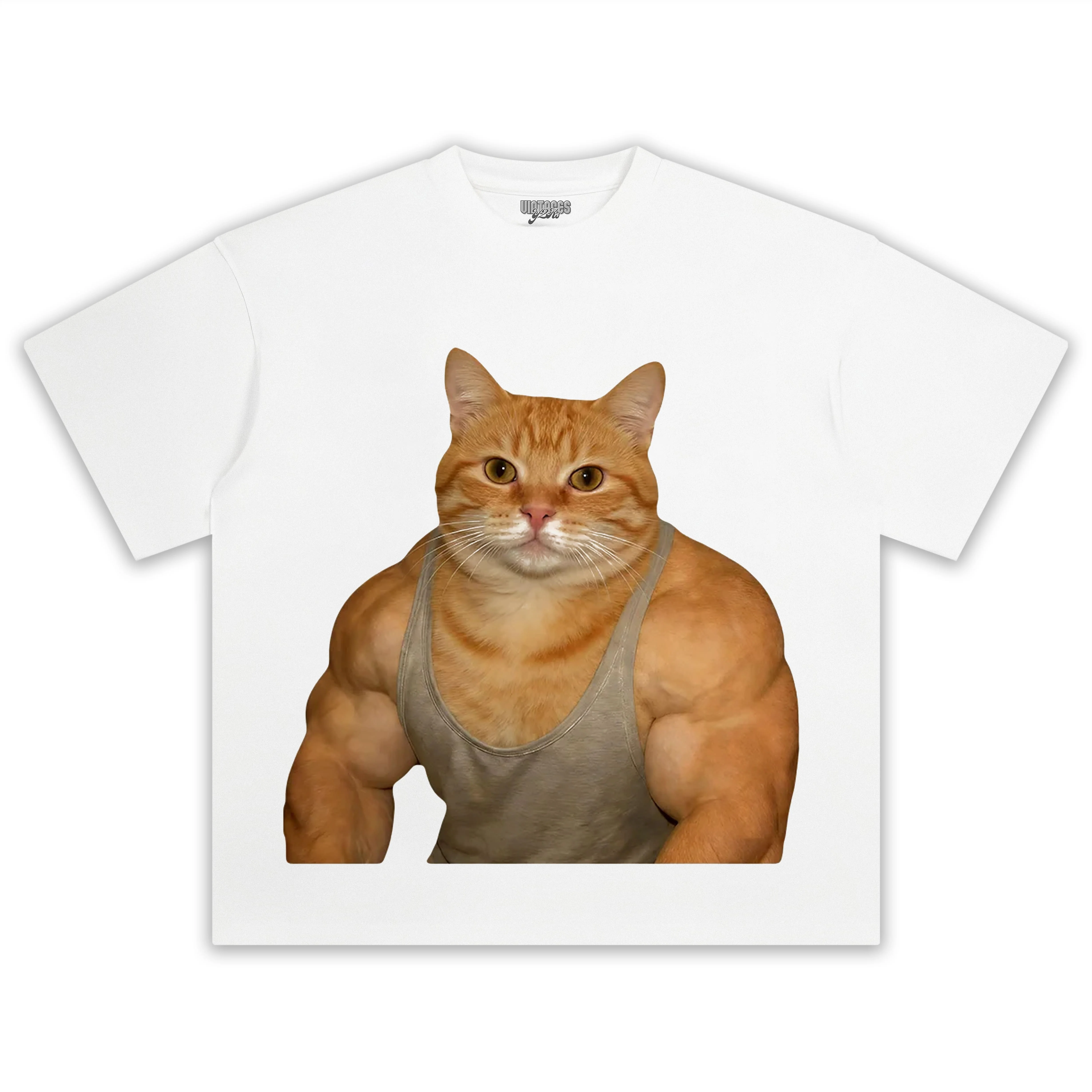 THE FITNESS CAT V4 TANK TOP & TEE & LONG SLEEVE & LAYERED LS & HOODIE - Image 3