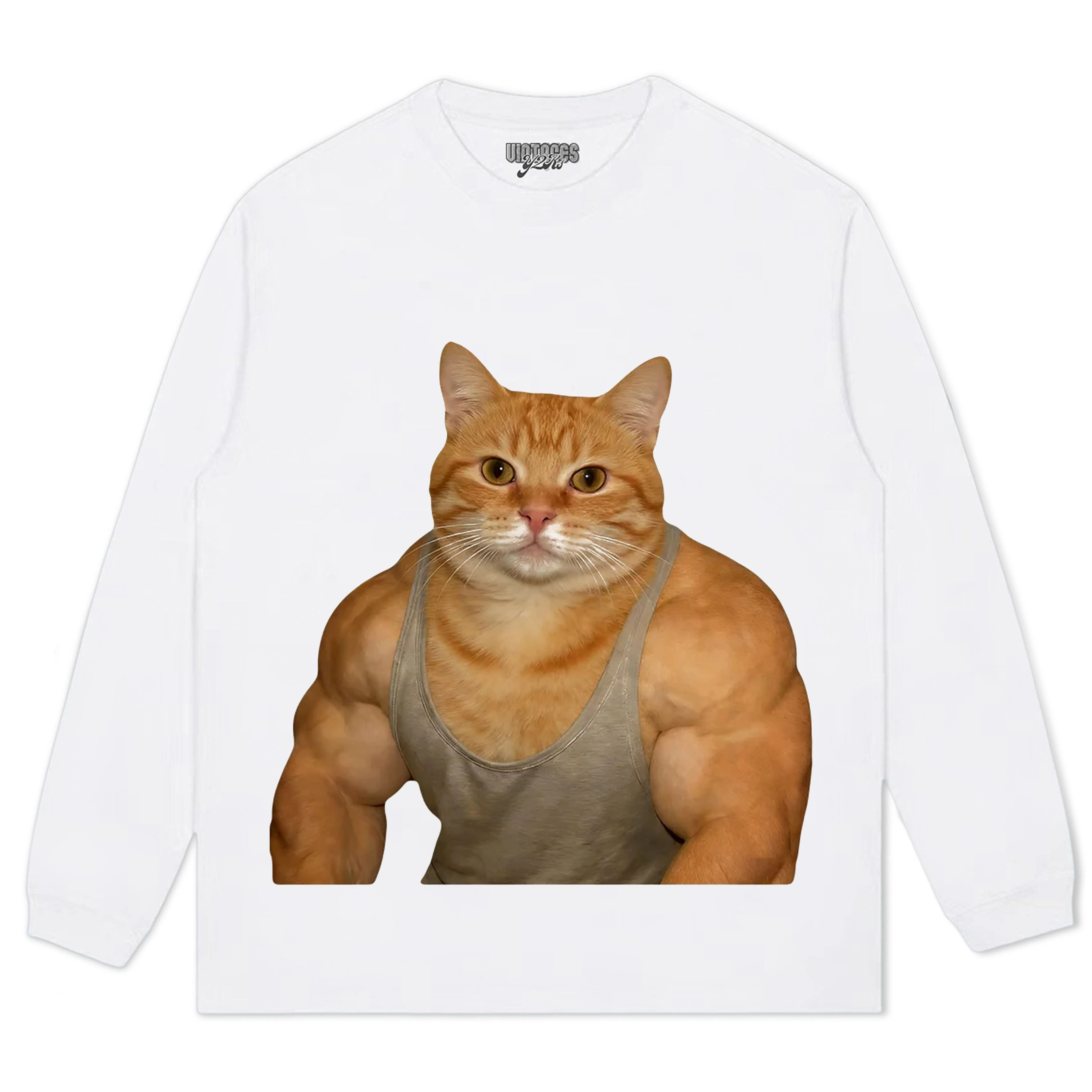 THE FITNESS CAT V4 TANK TOP & TEE & LONG SLEEVE & LAYERED LS & HOODIE - Image 9