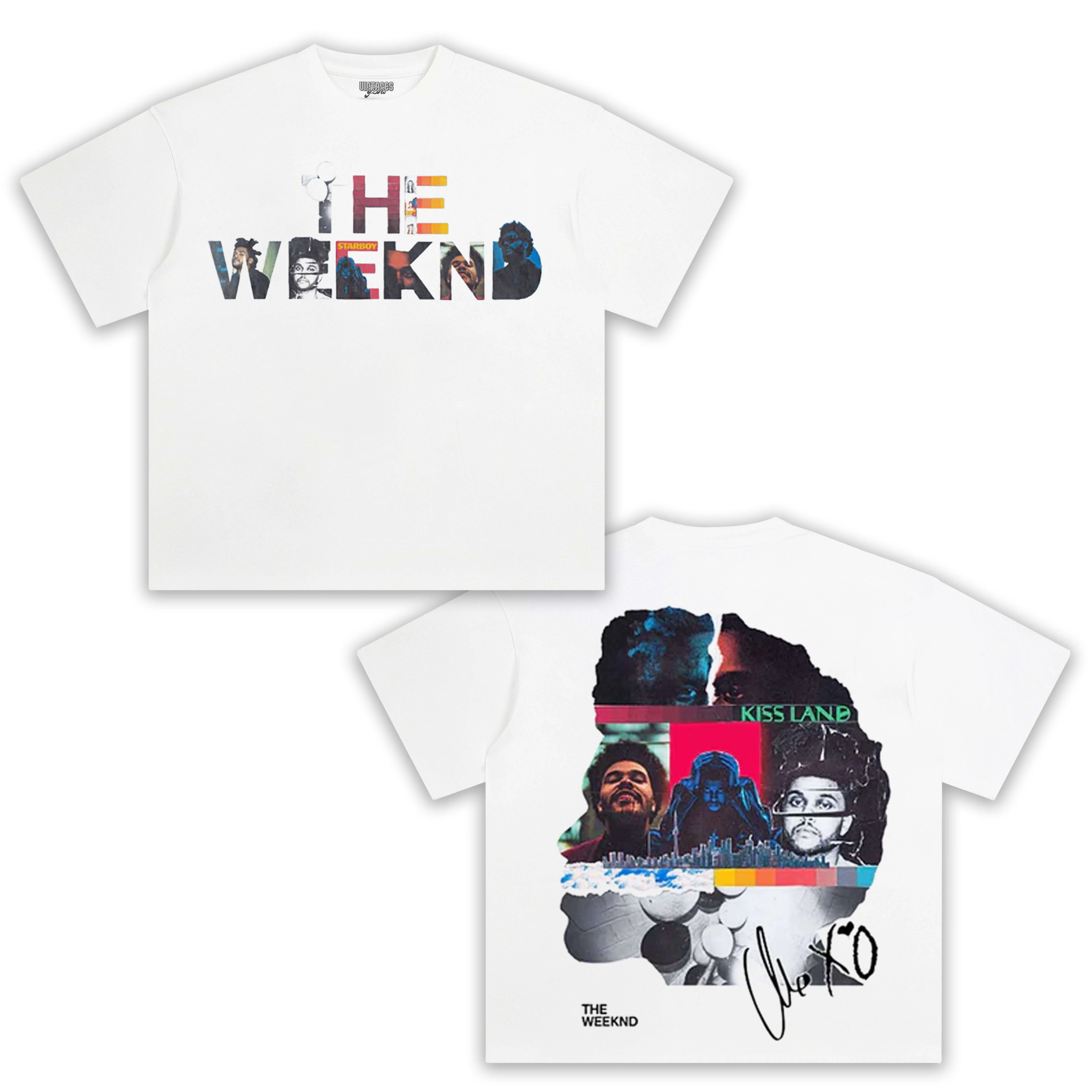 THE WEEKND & HEAD COLLAGE 2.0 TEE - Image 3