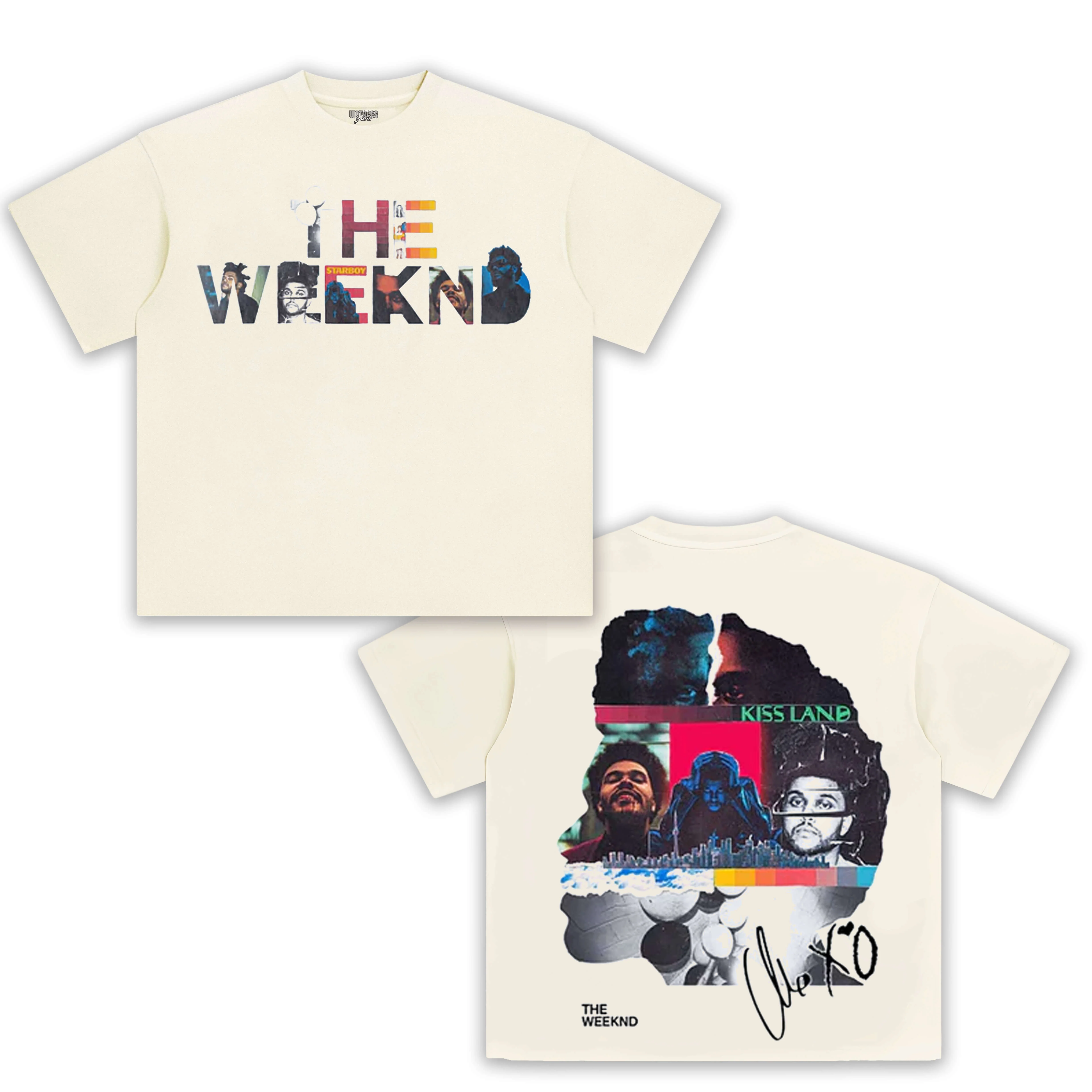 THE WEEKND & HEAD COLLAGE 2.0 TEE - Image 4