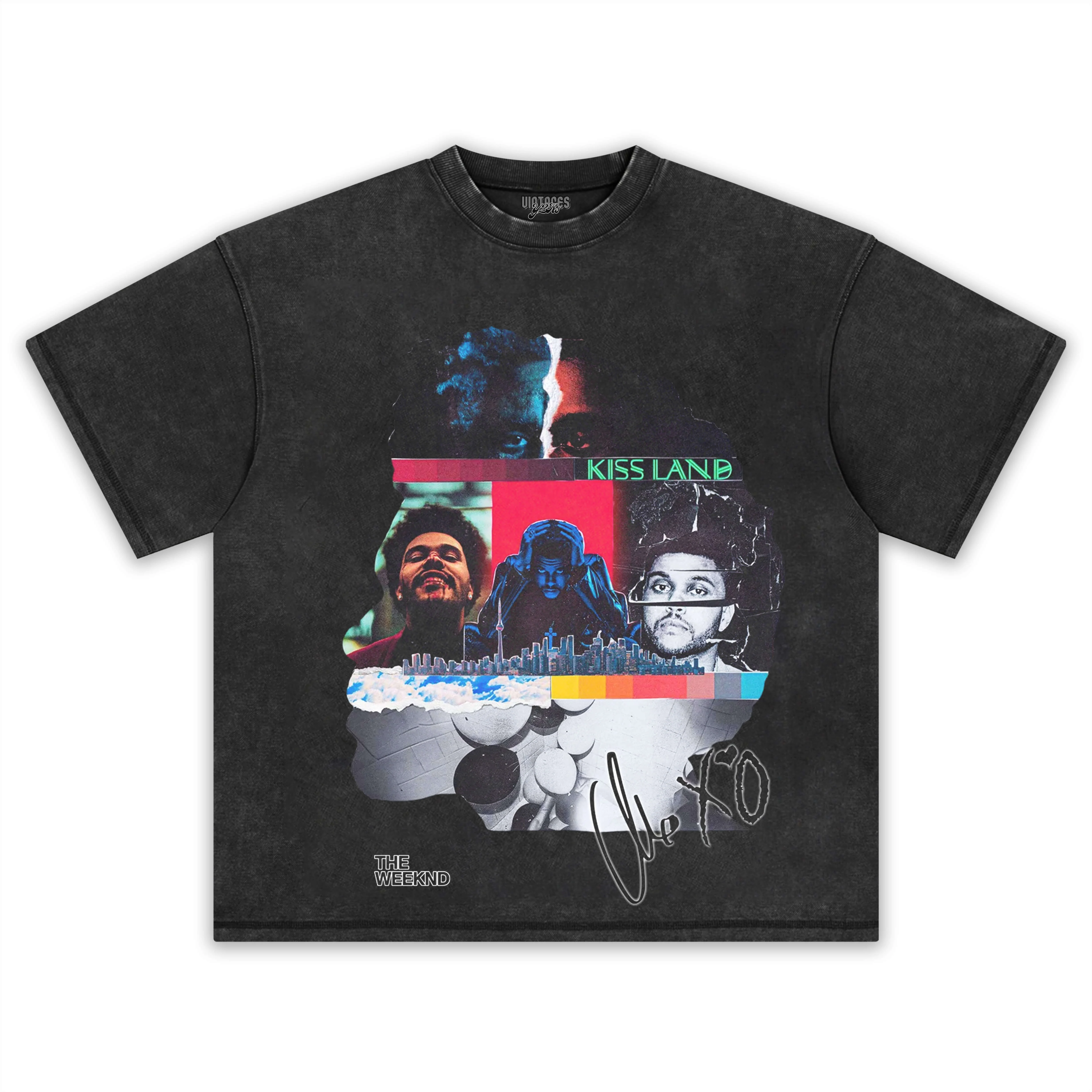 THE WEEKND & HEAD COLLAGE TEE - Image 2