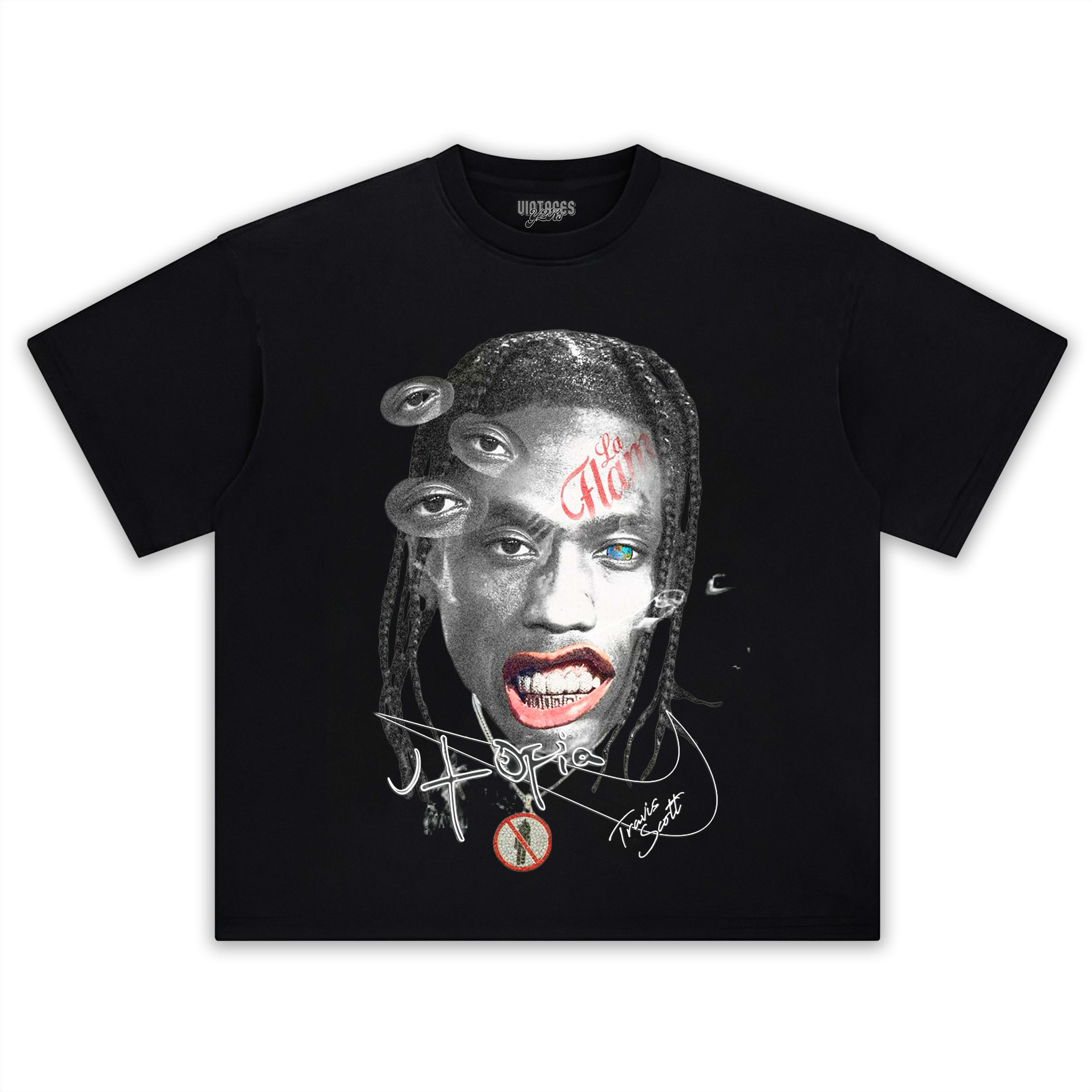 TRAVIS SCOTT & PLAYBOI CARTI RETRO TEE - Image 2