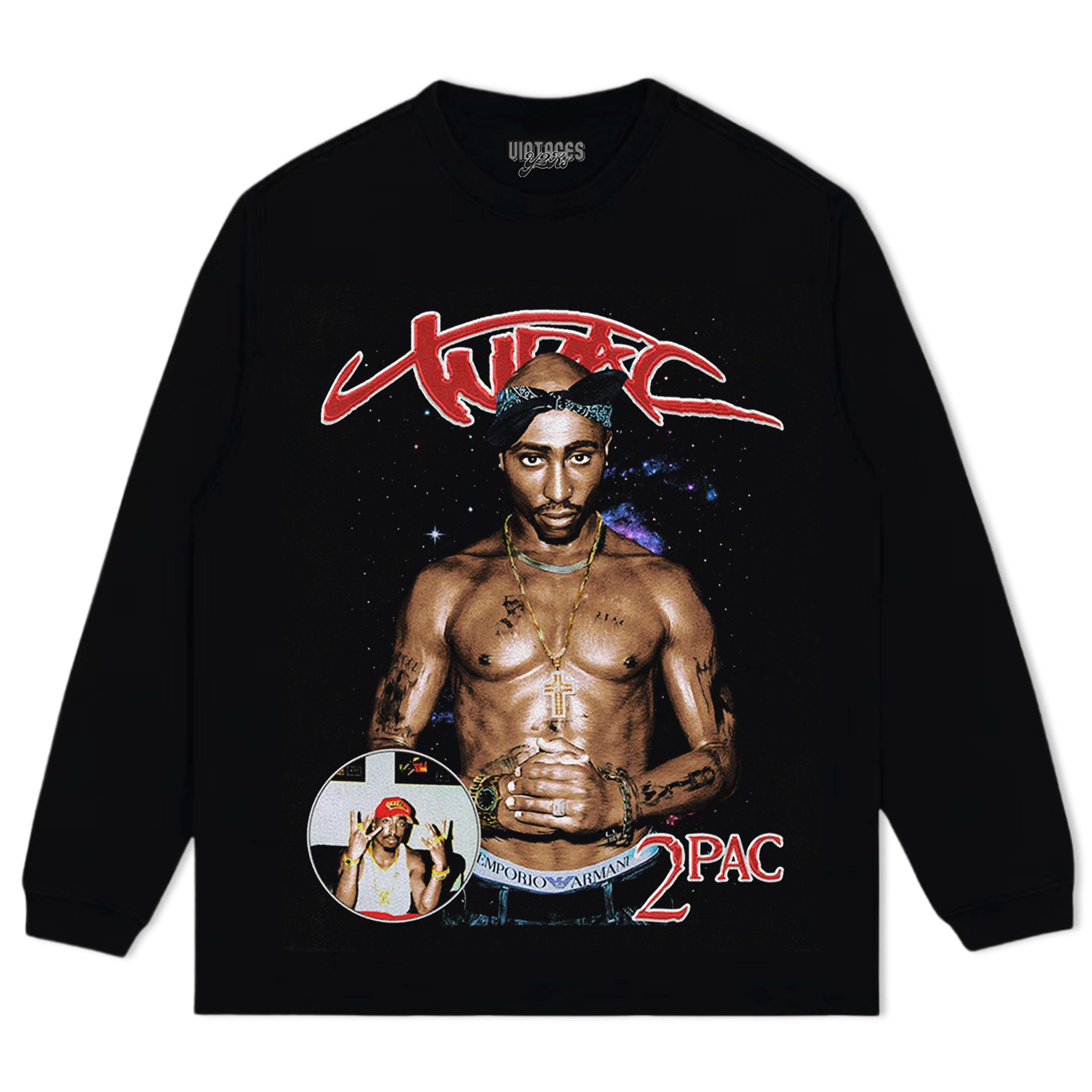 TUPAC SHAKUR TSA TEE & LS & HOODIE - Image 3