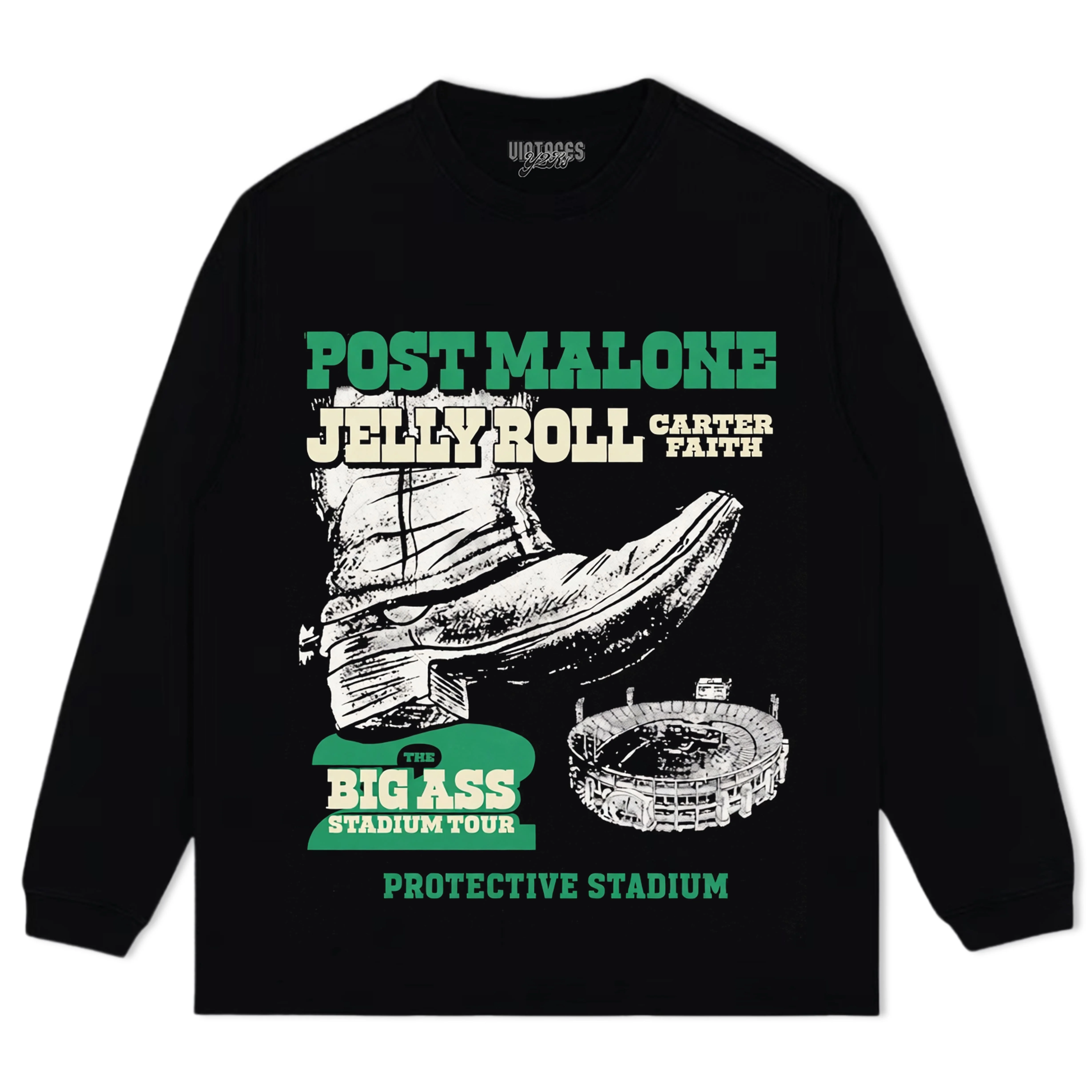 UAB BLAZERS - POST MALONE AND JELLY ROLL 2026 TEE & LS & HOODIE - Image 3