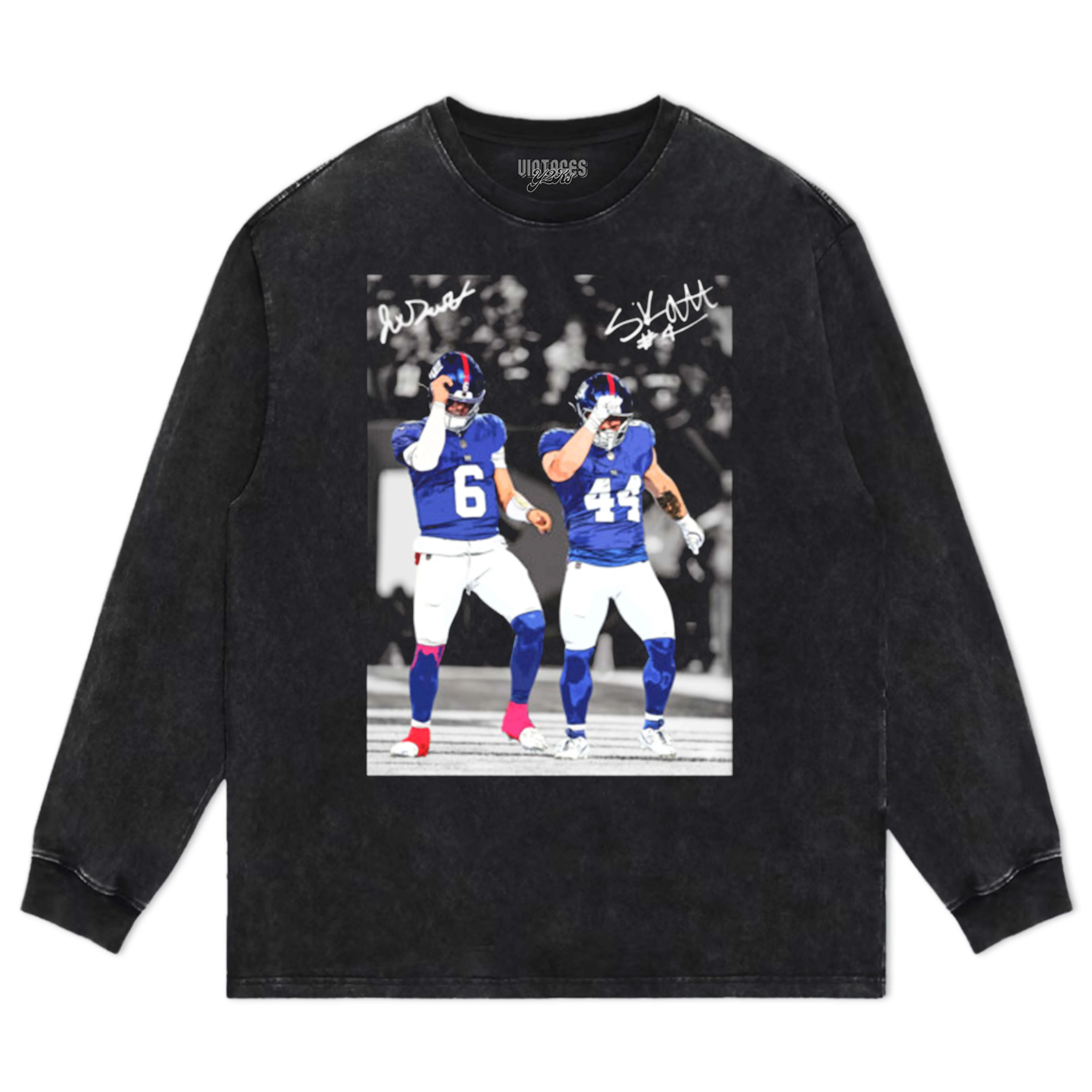 VINTAGE JAXSON DART CAM SKATTEBO THE MOST EXCITING DUO SIGNATURE TEE & LS & HOODIE - Image 4